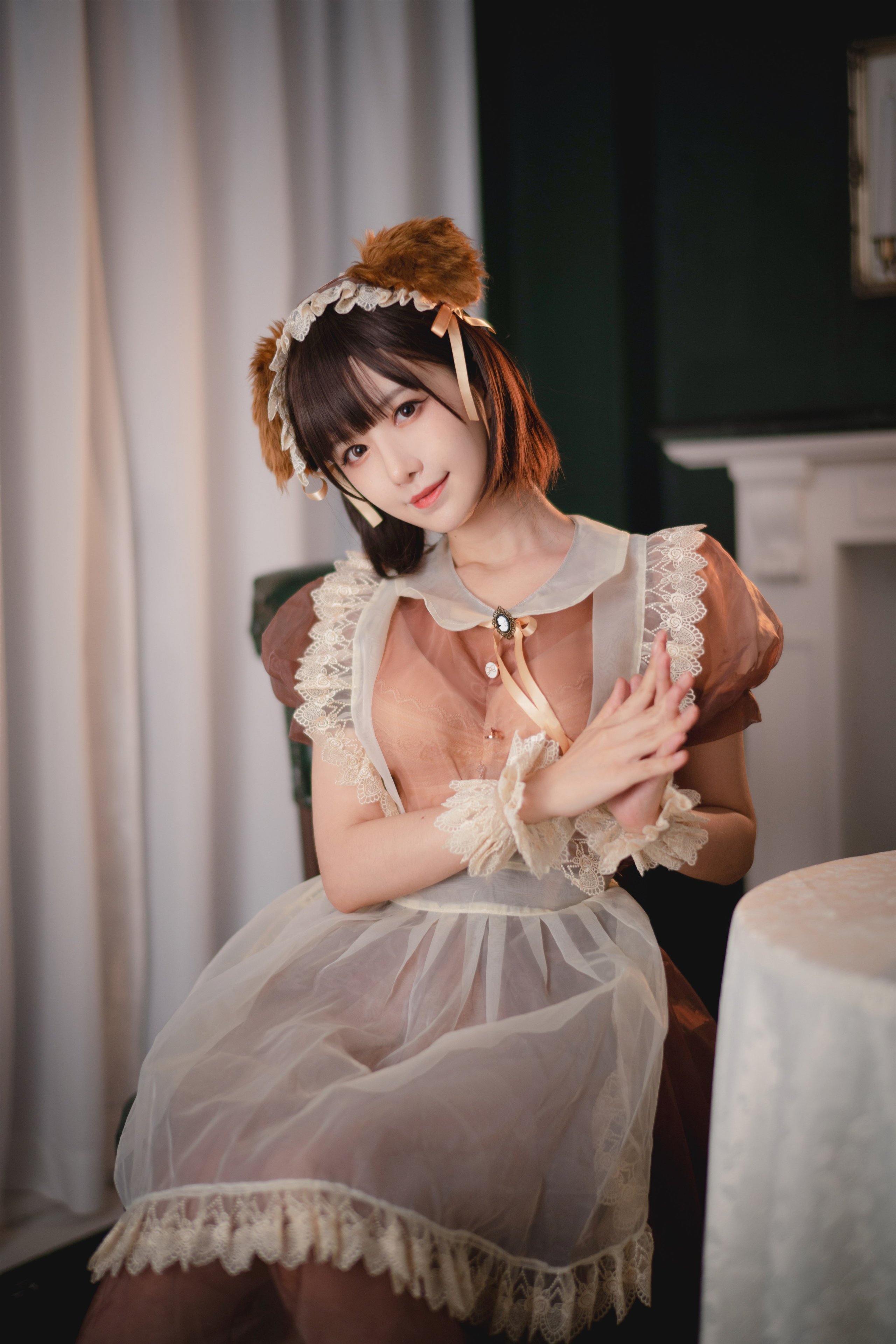 シカ小鹿鹿] 透明メイド