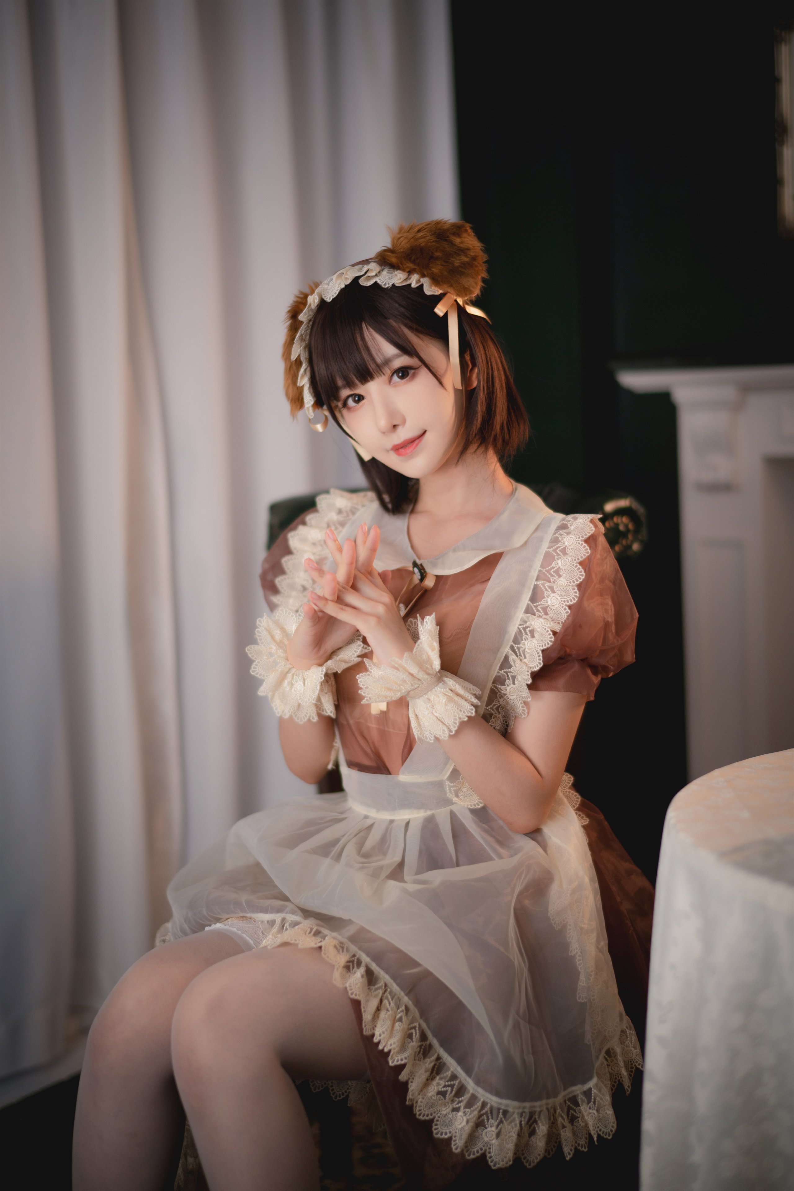 シカ小鹿鹿] 透明メイド
