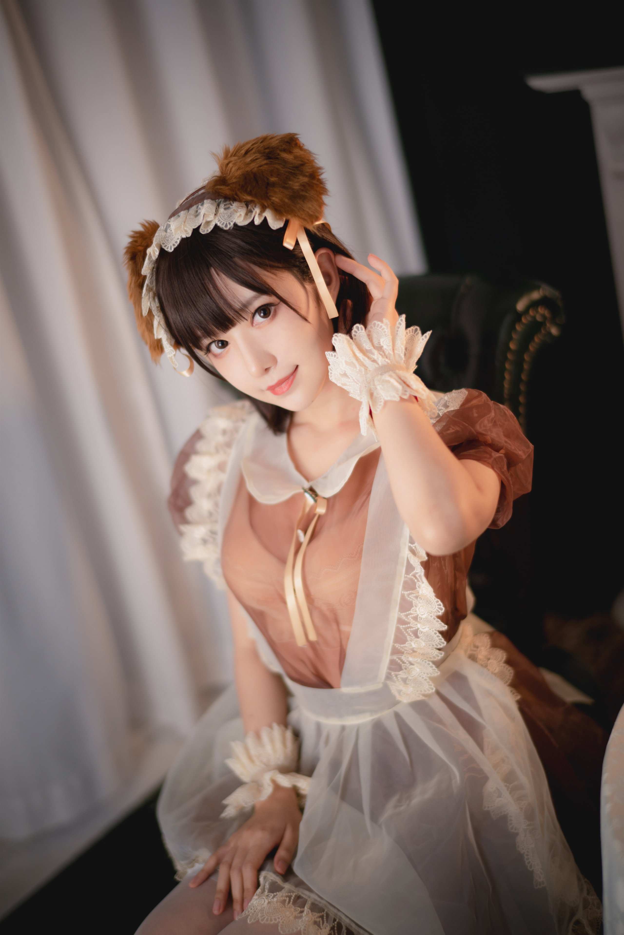 シカ小鹿鹿] 透明メイド