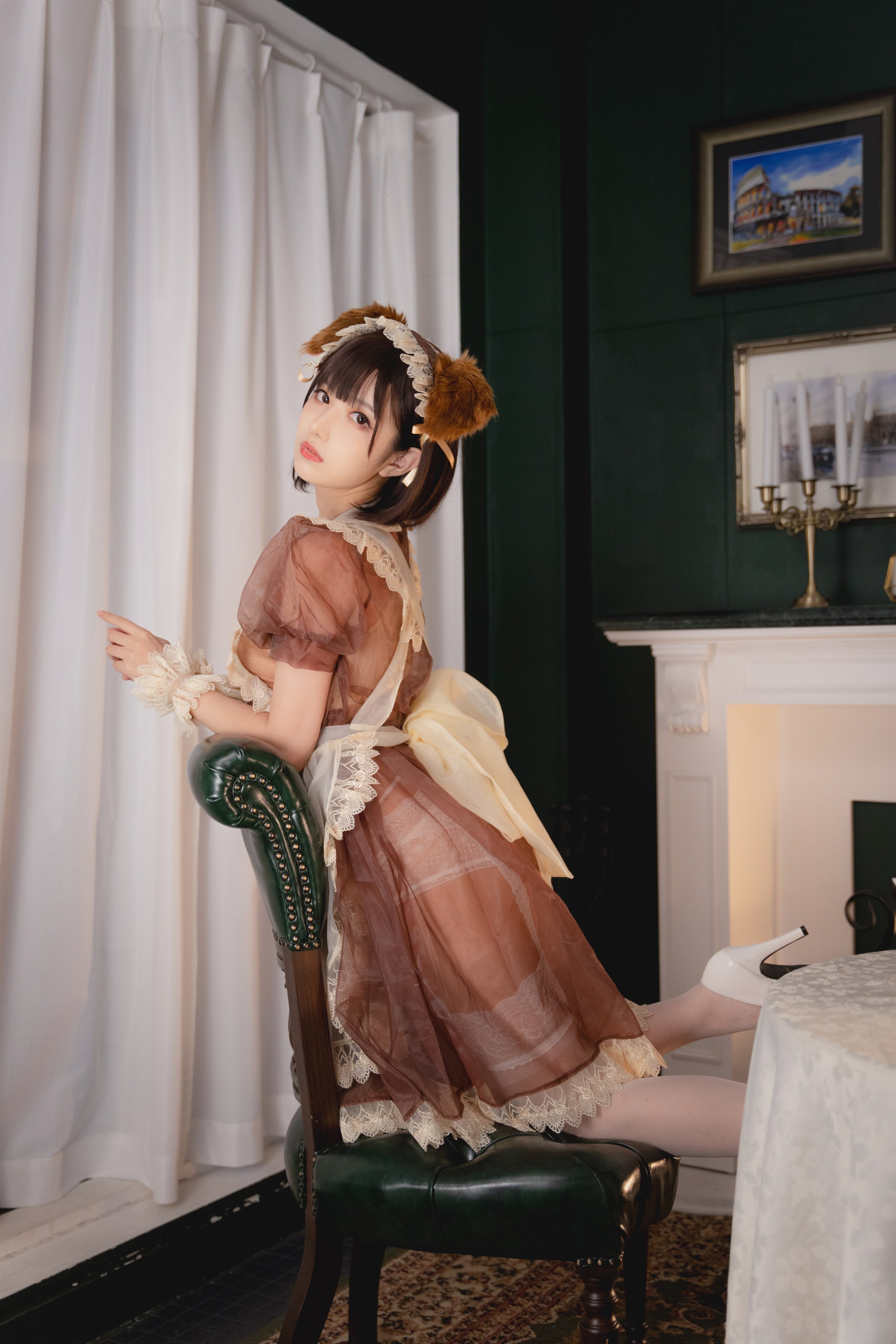 シカ小鹿鹿] 透明メイド