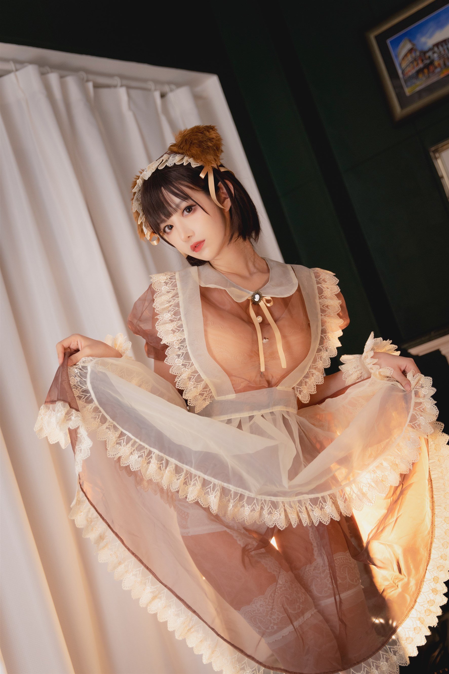 シカ小鹿鹿] 透明メイド