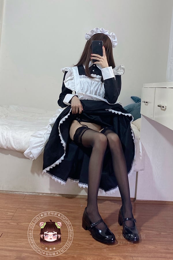 仙仙桃-女僕白絲+敦煌仙女