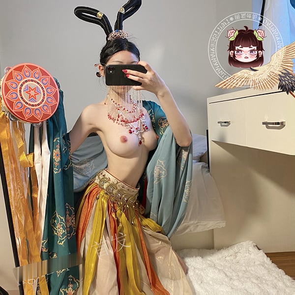 仙仙桃-女僕白絲+敦煌仙女