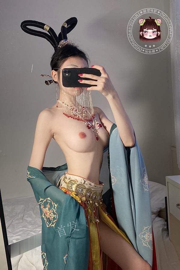 仙仙桃-女僕白絲+敦煌仙女