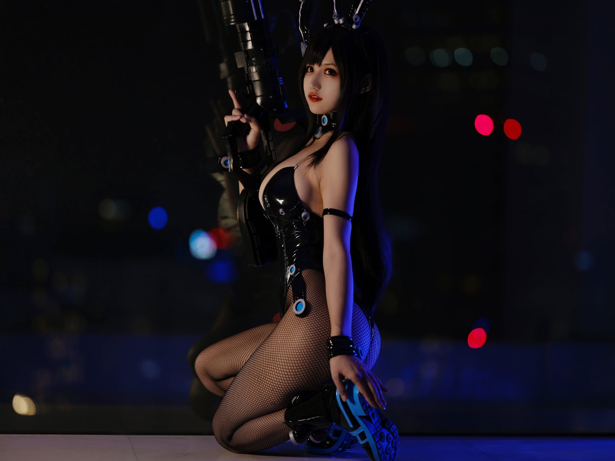 Ogura Chiyo w - Shimohira Reika Bunny Girl