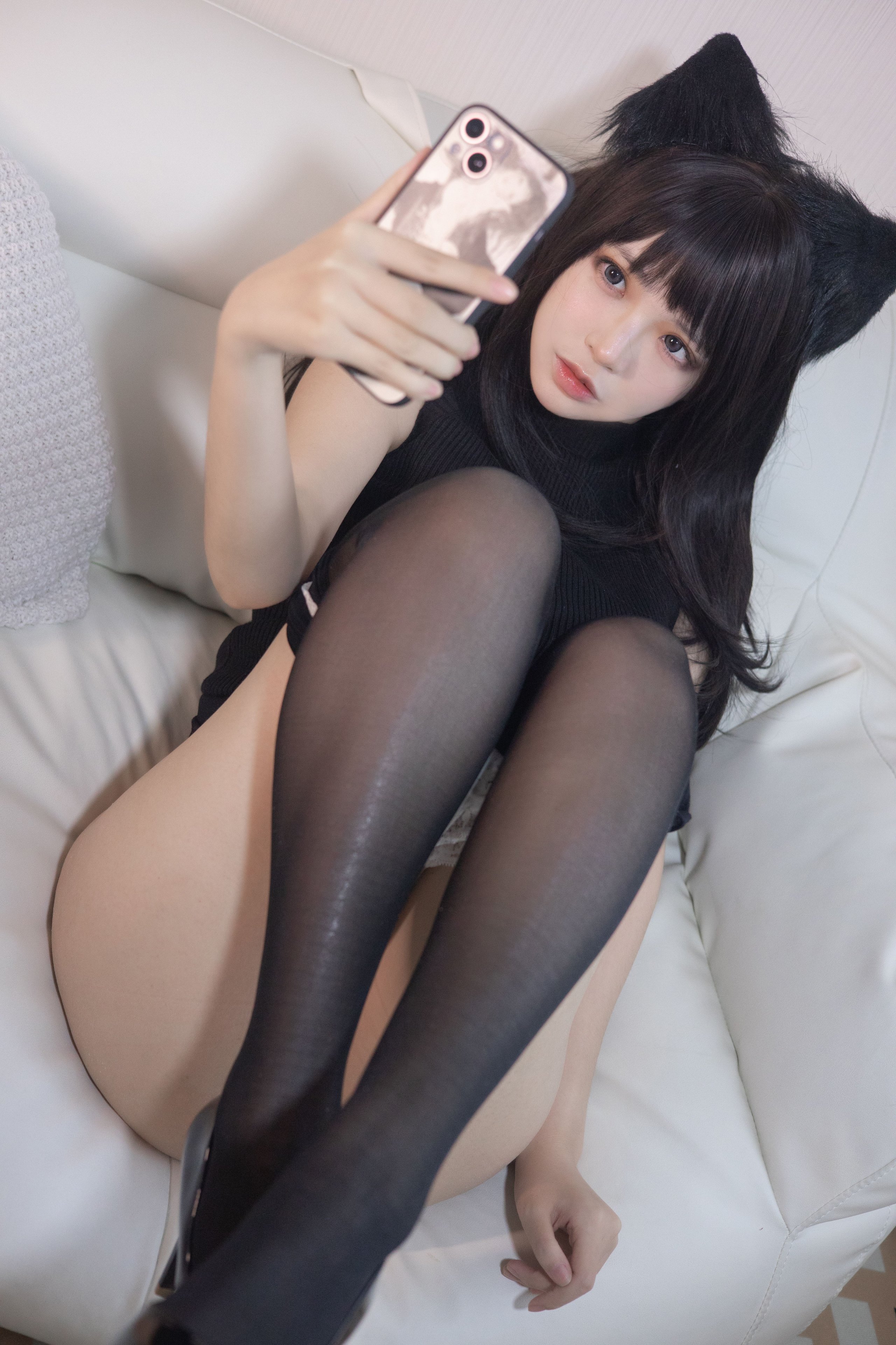 Phong Mèo SS - Áo len đen