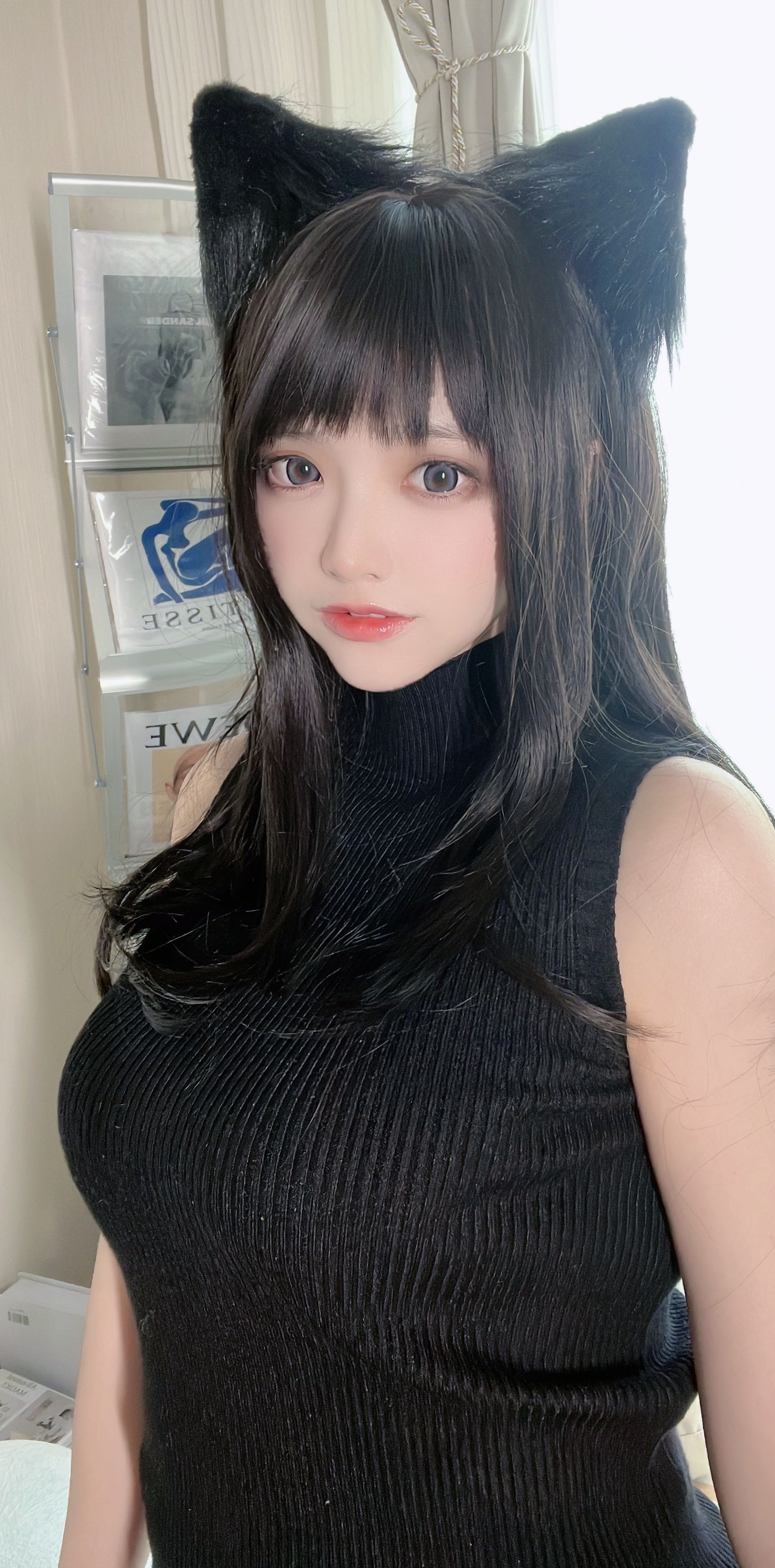 Phong Mèo SS - Áo len đen