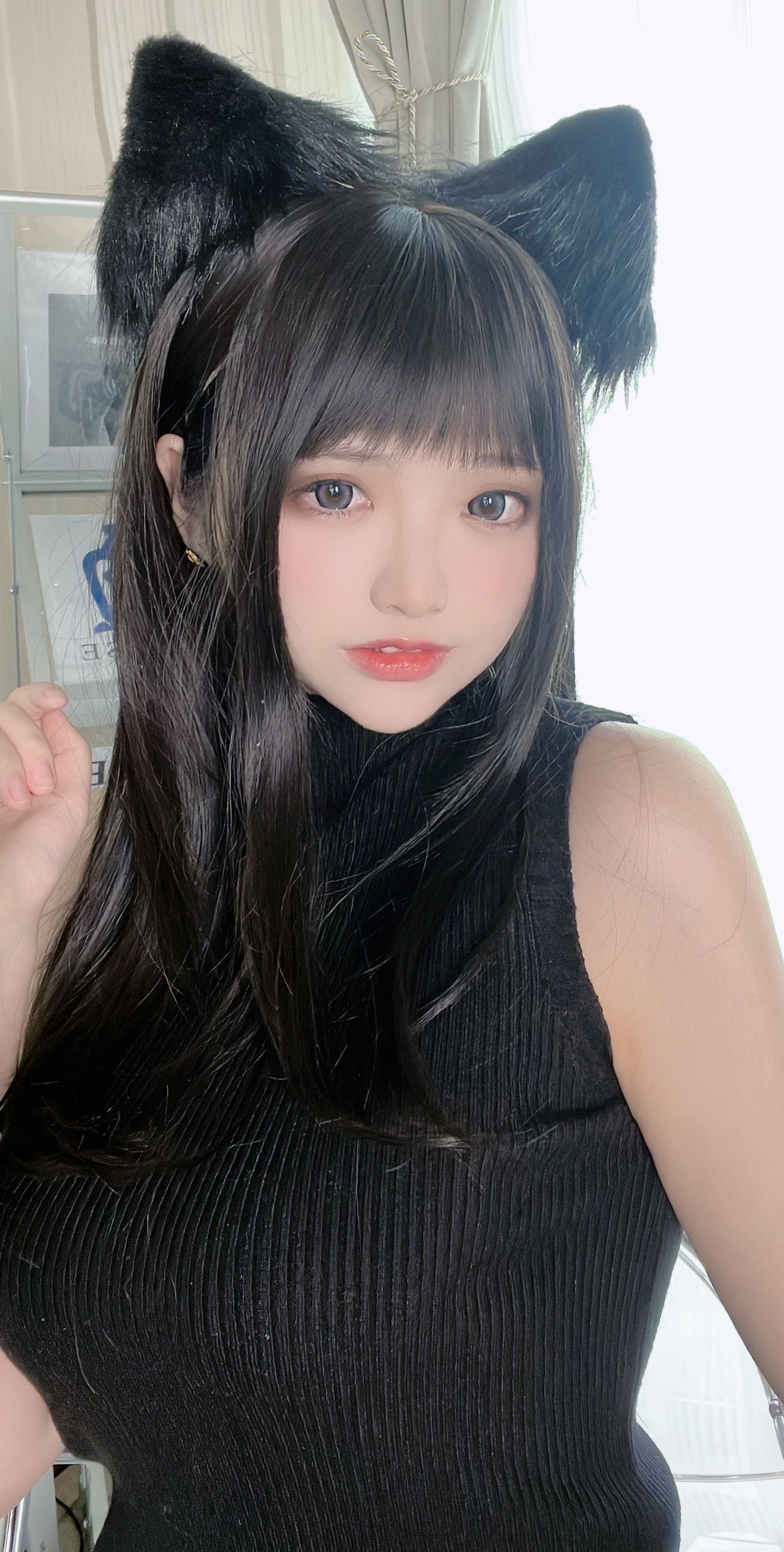 Phong Mèo SS - Áo len đen