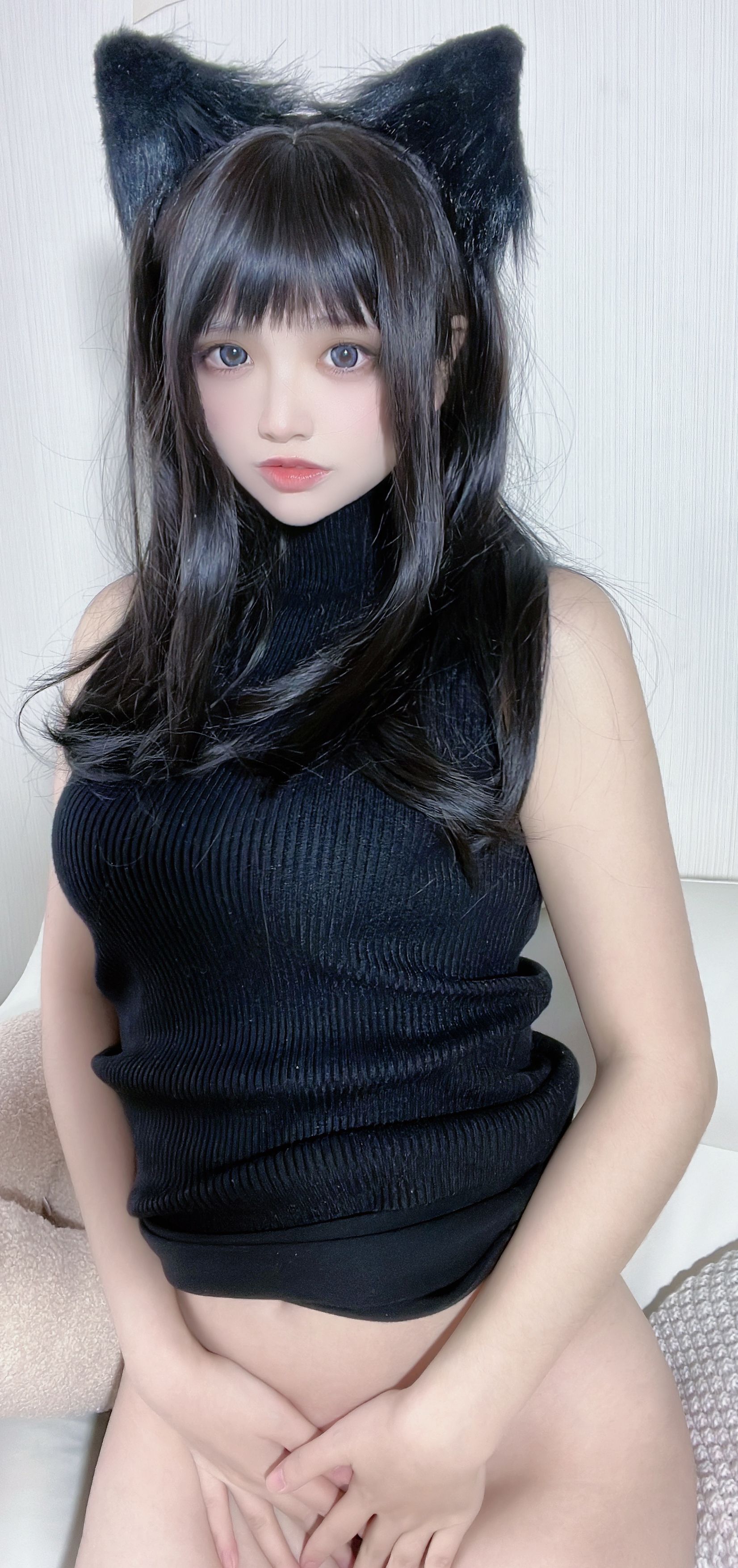 Phong Mèo SS - Áo len đen