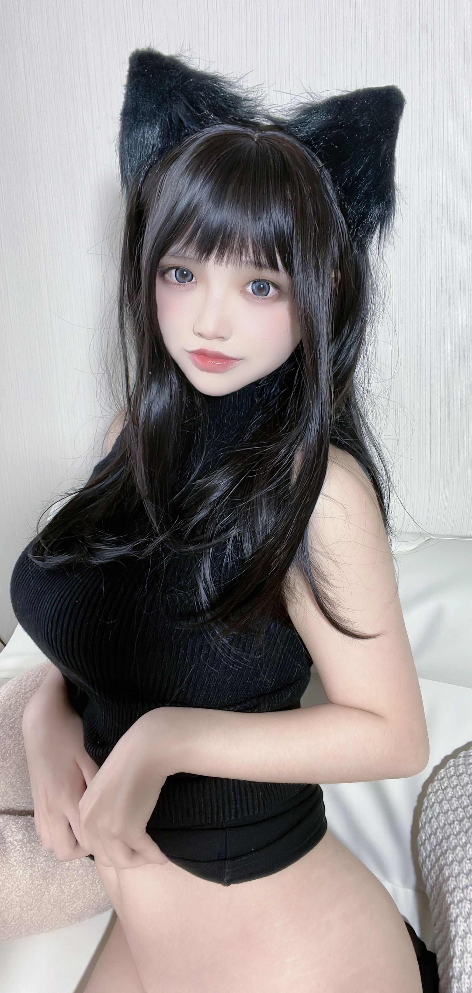 Phong Mèo SS - Áo len đen