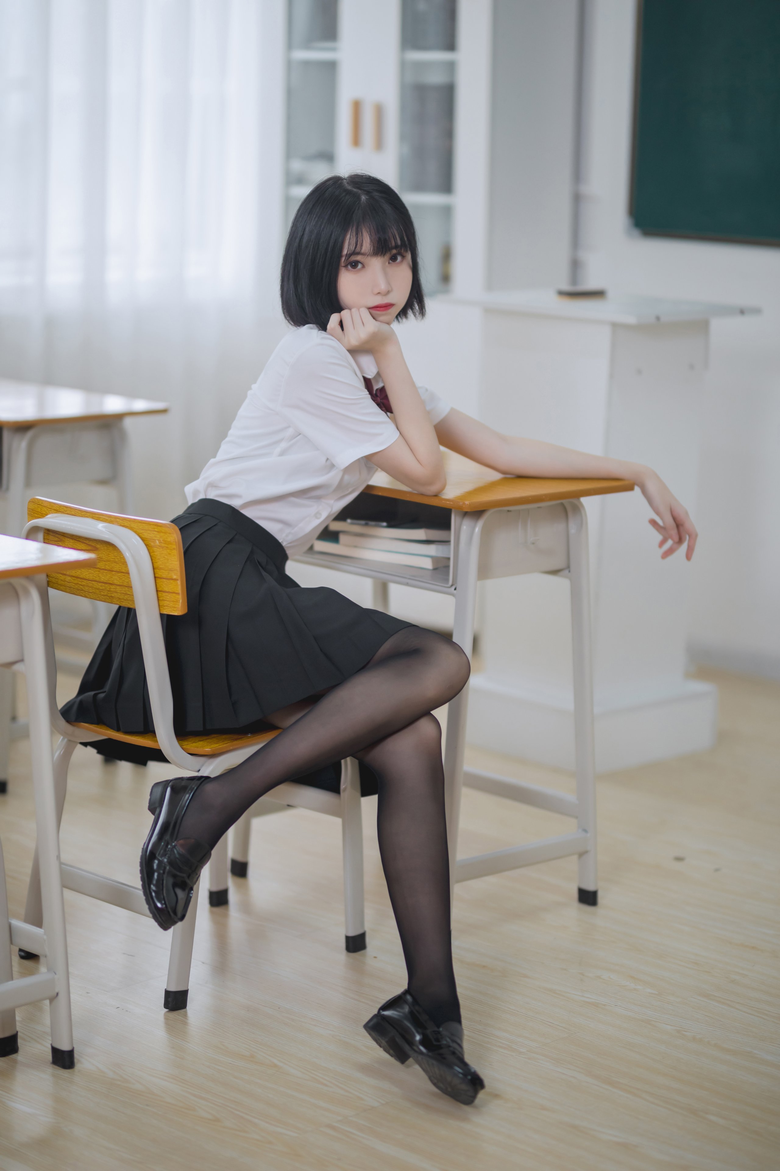 Xu Lan - Classroom JK Black Silk