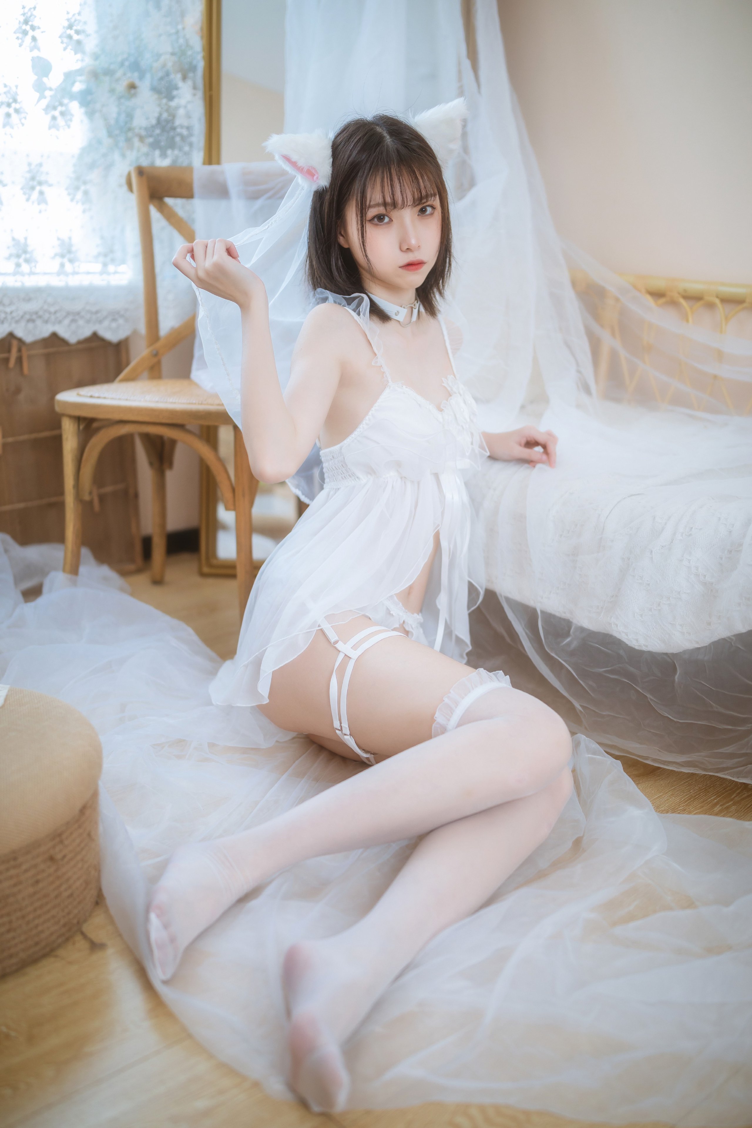 Xu Lan LAN - Young Girl White Skirt