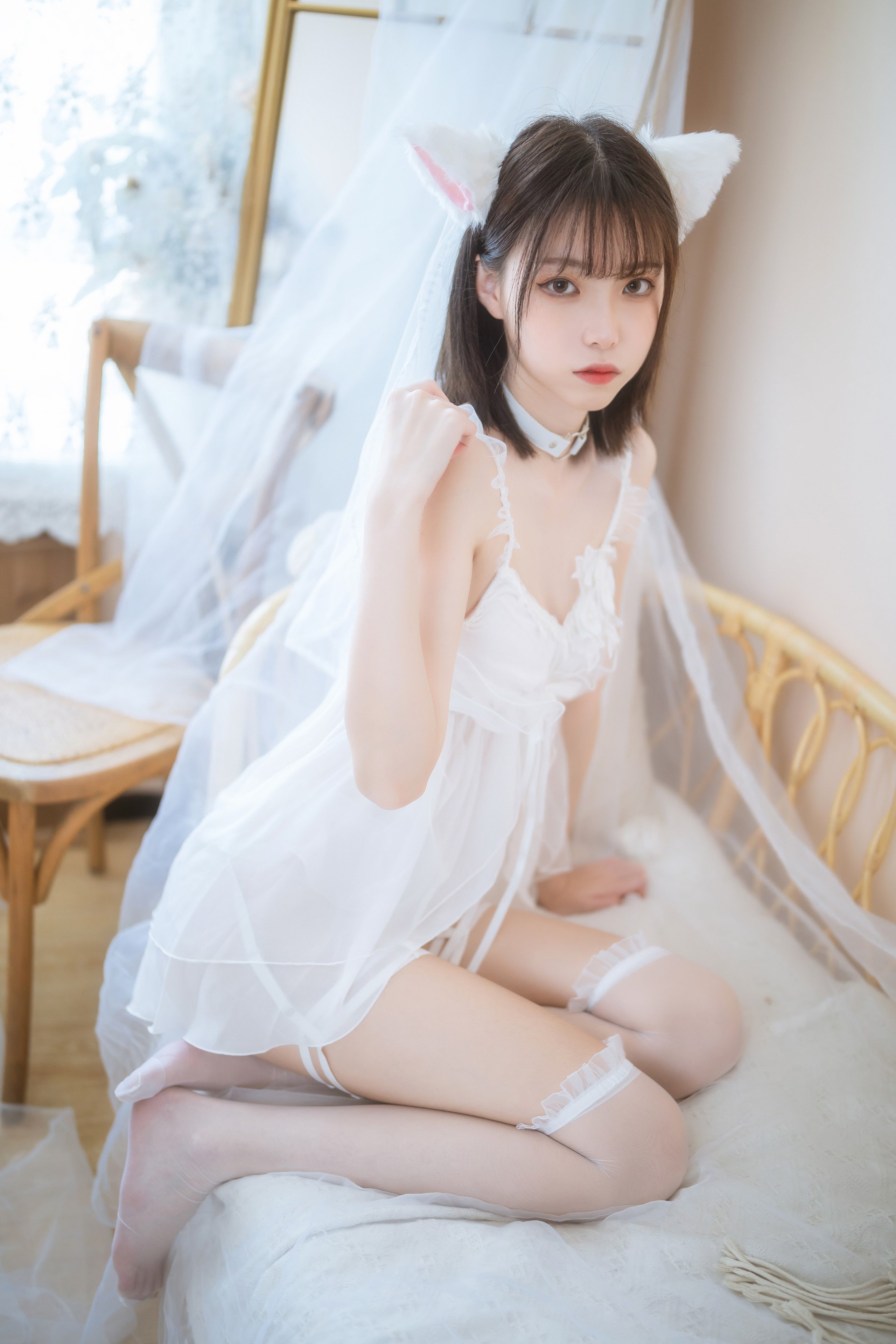 Xu Lan LAN - Young Girl White Skirt