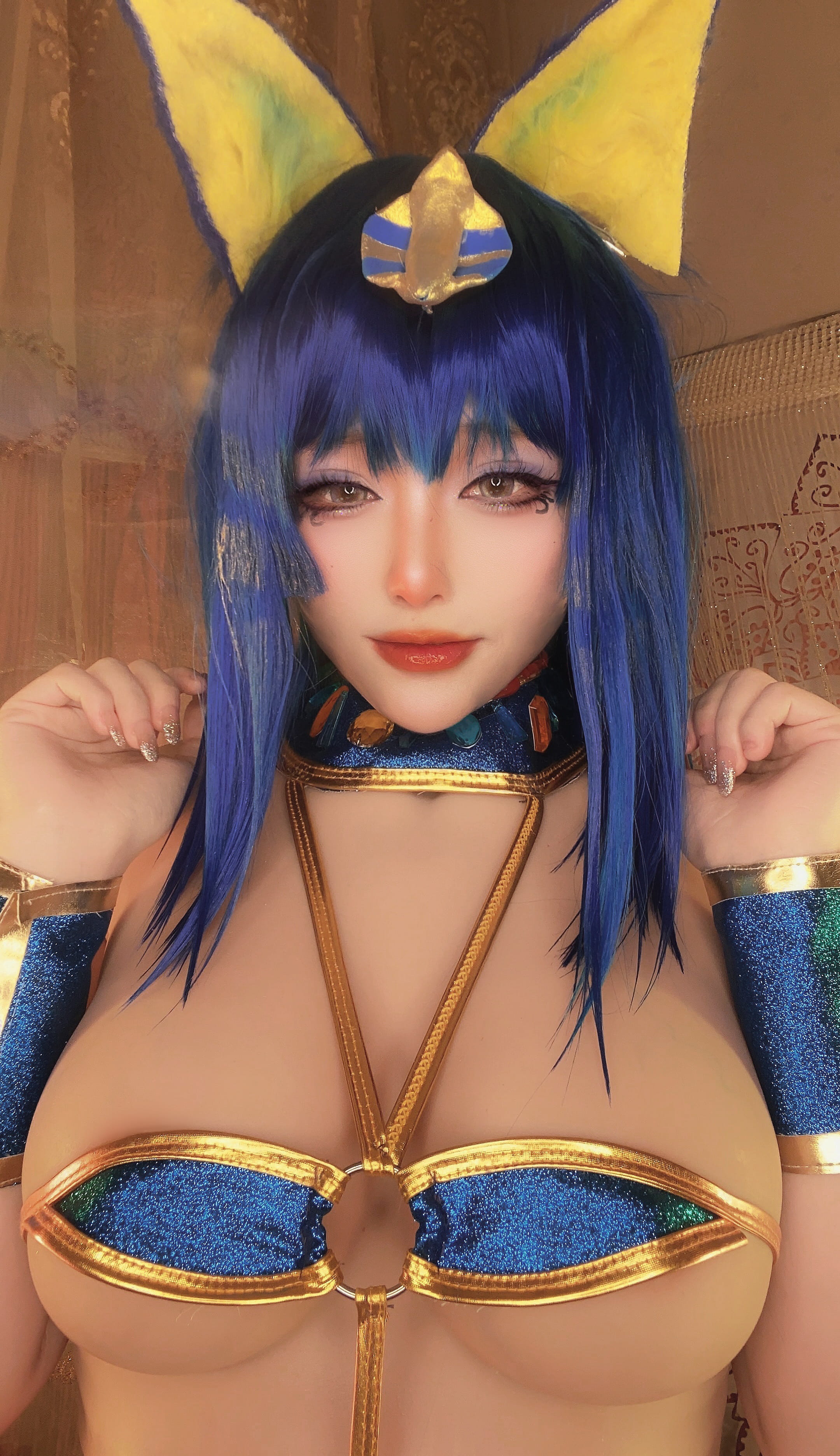 Cheese Block Will Mèo Ai Cập Cosplay