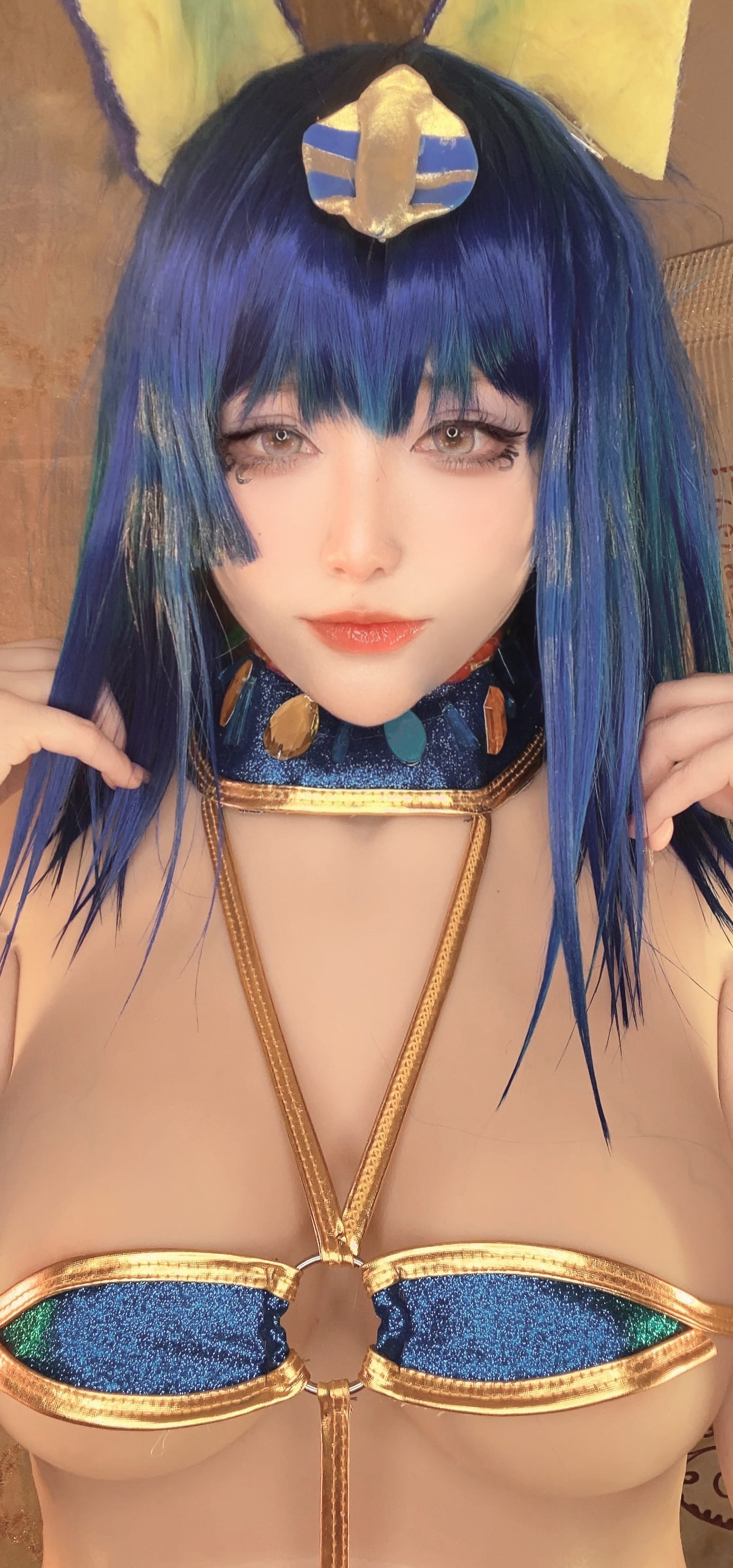 Cheese Block Will Mèo Ai Cập Cosplay