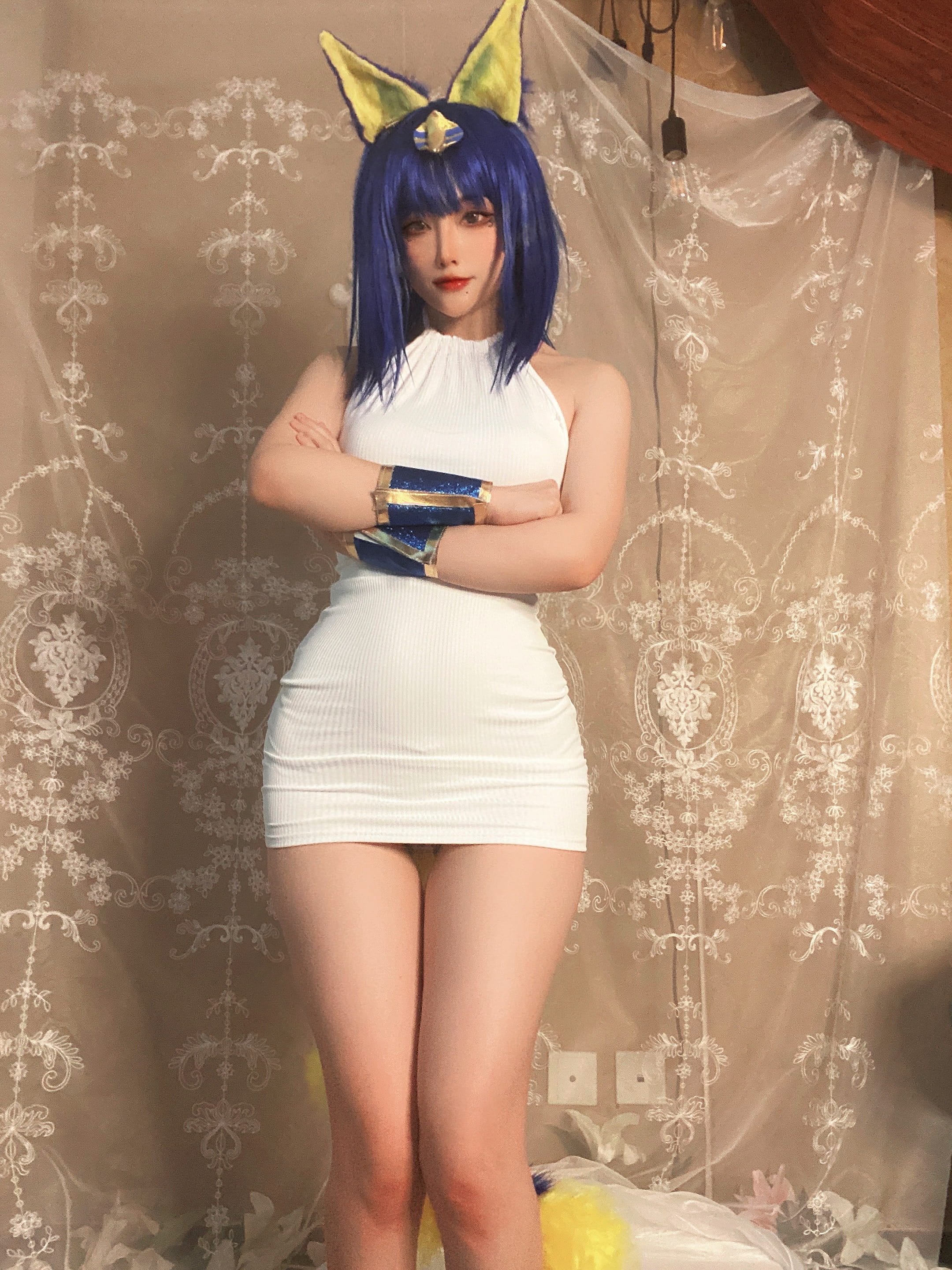 Cheese Block Will Mèo Ai Cập Cosplay