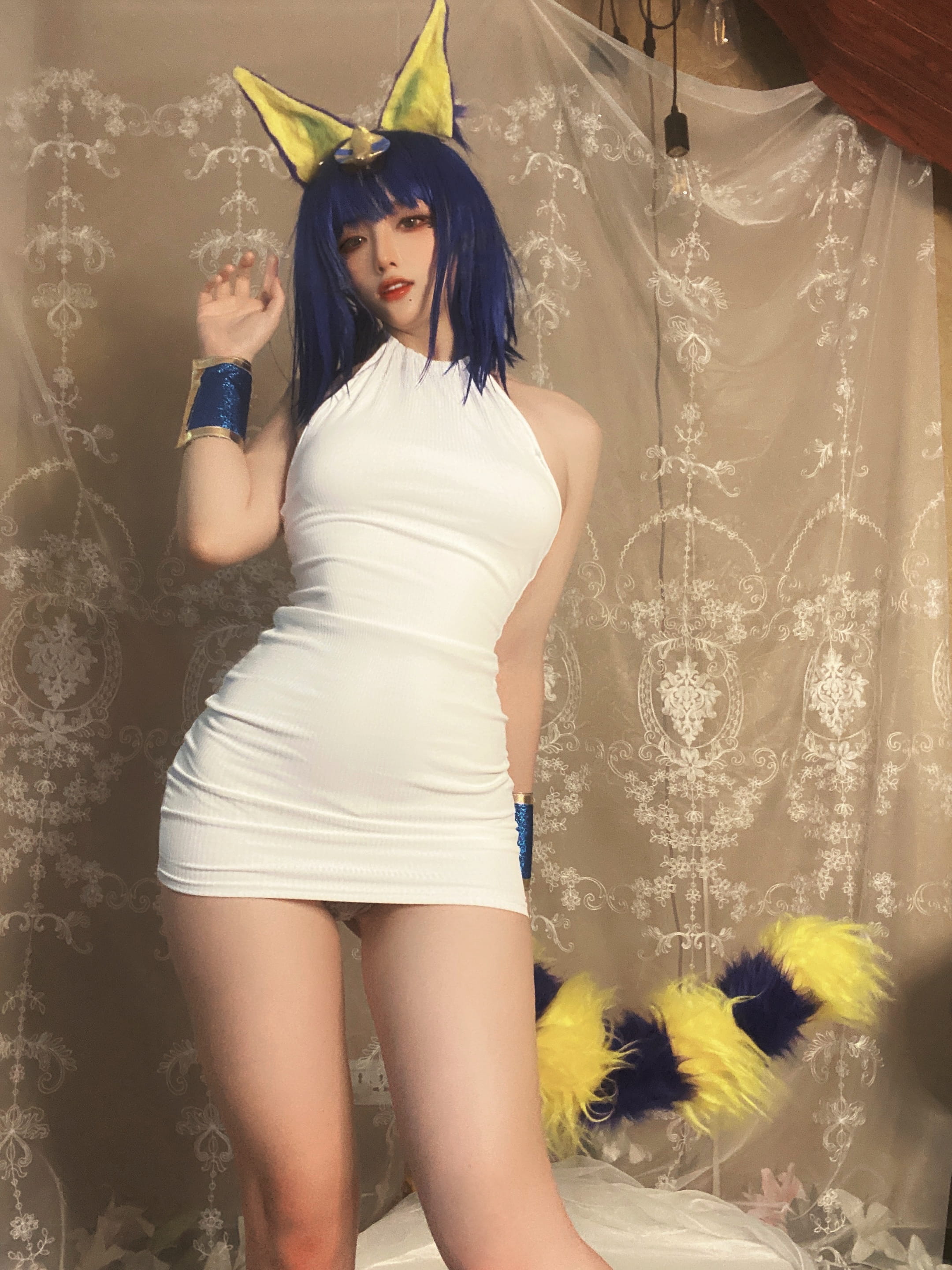 Cheese Block Will Mèo Ai Cập Cosplay