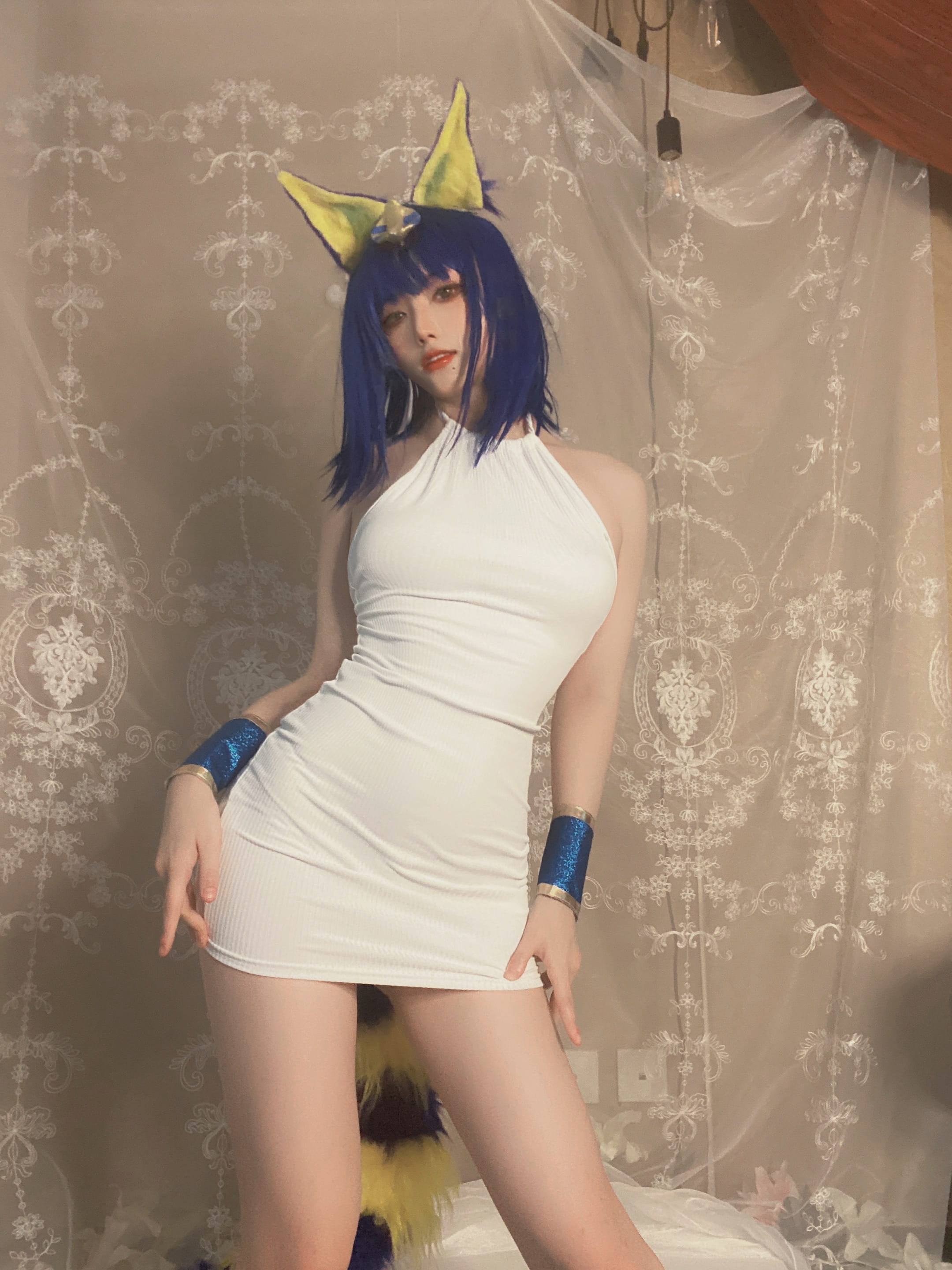 Cheese Block Will Mèo Ai Cập Cosplay
