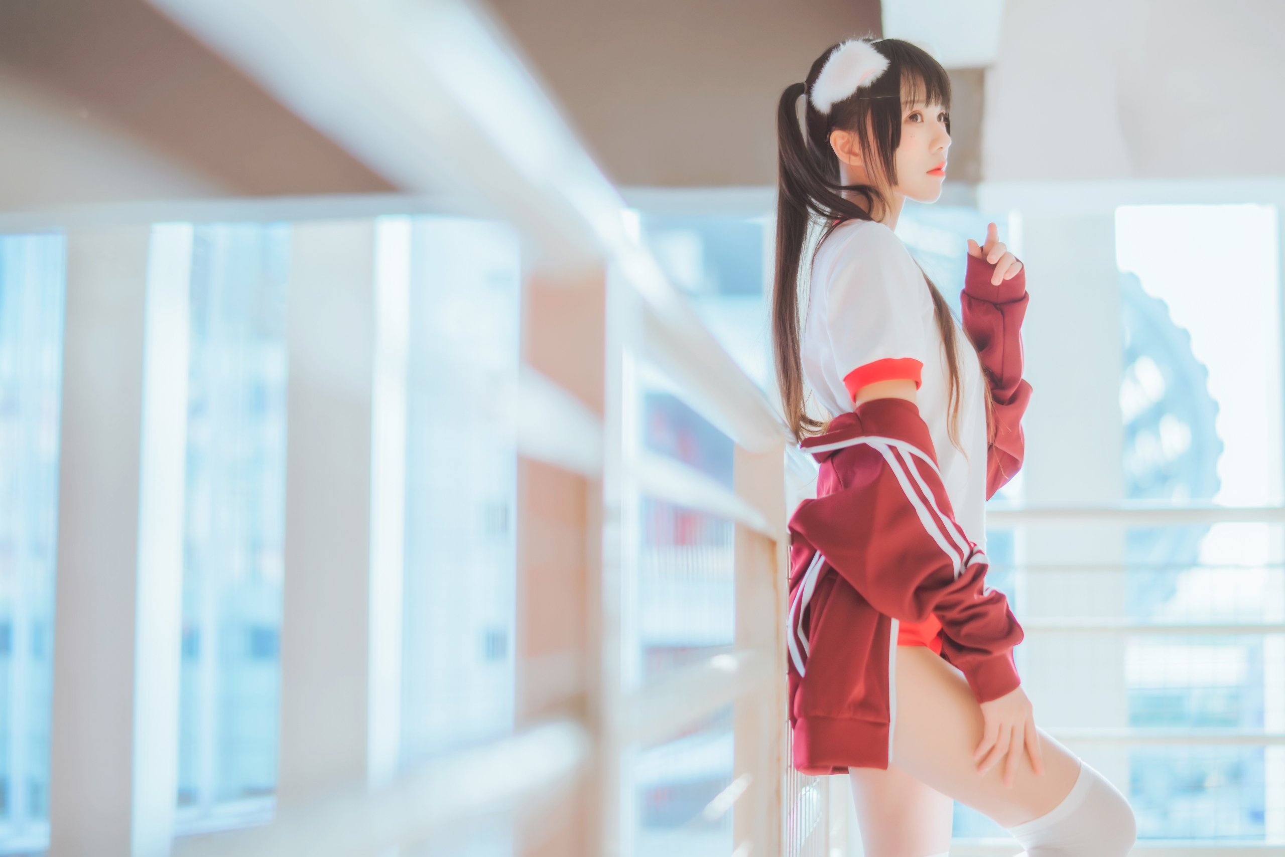 Yingtao Meow - Red Gymnastics Uniform