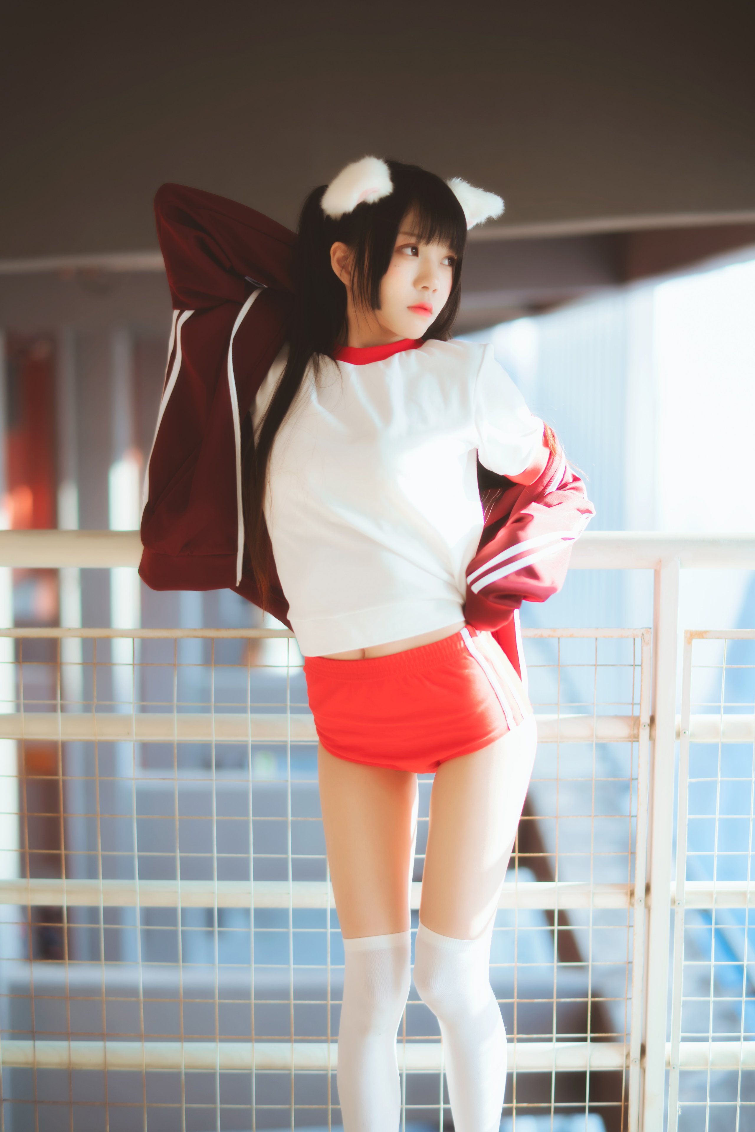 Yingtao Meow - Red Gymnastics Uniform