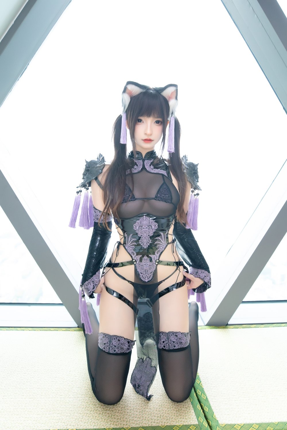 Kagurazaka Mafuyu — Nữ mèo qipao