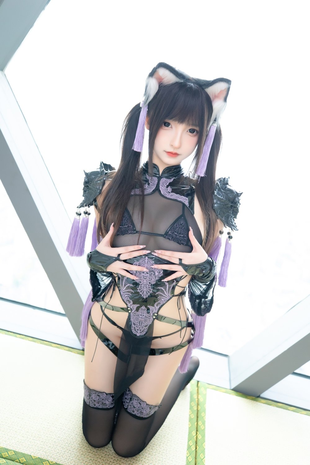 Kagurazaka Mafuyu — Nữ mèo qipao
