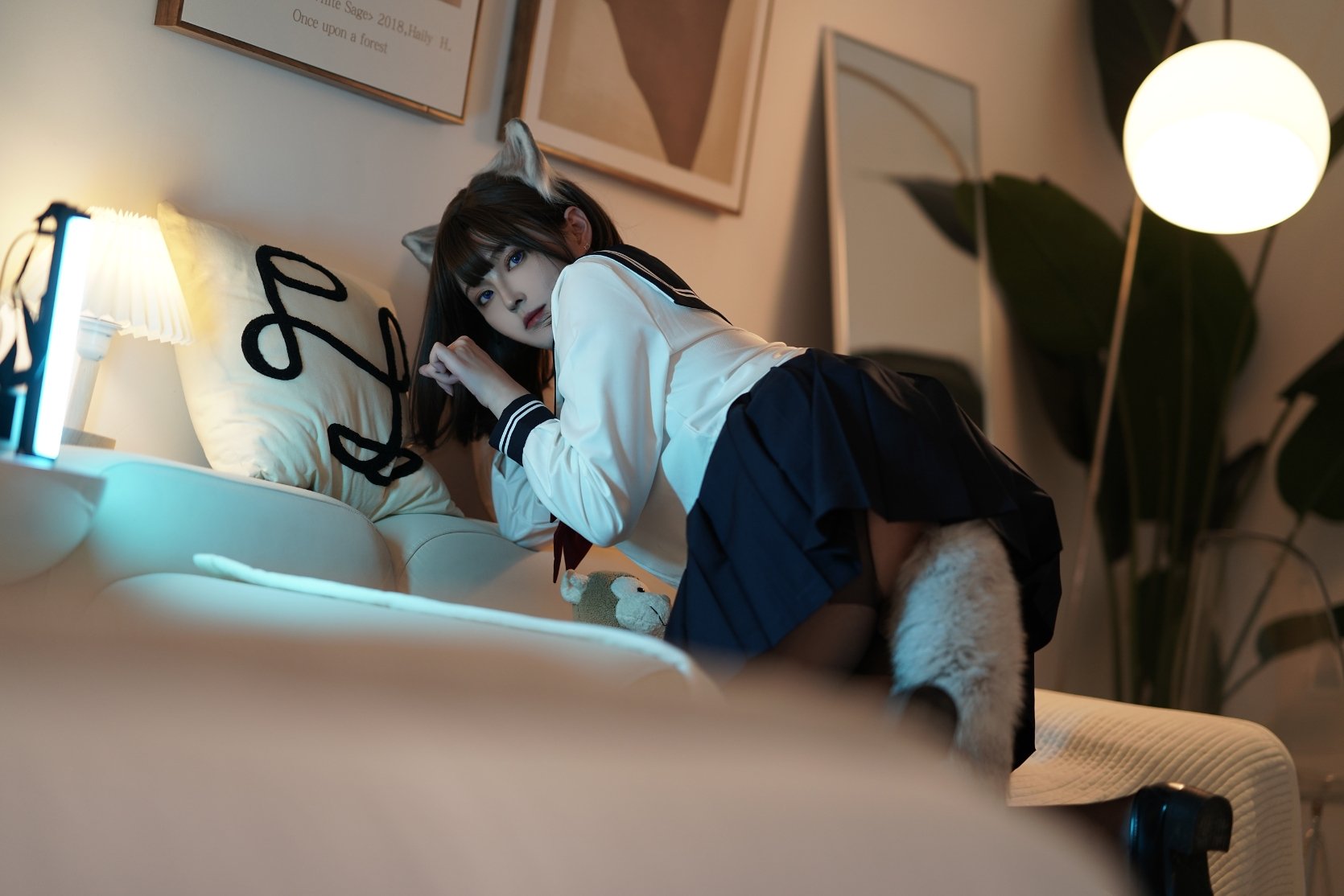 夏夏子 No.02 JK大尾巴貓