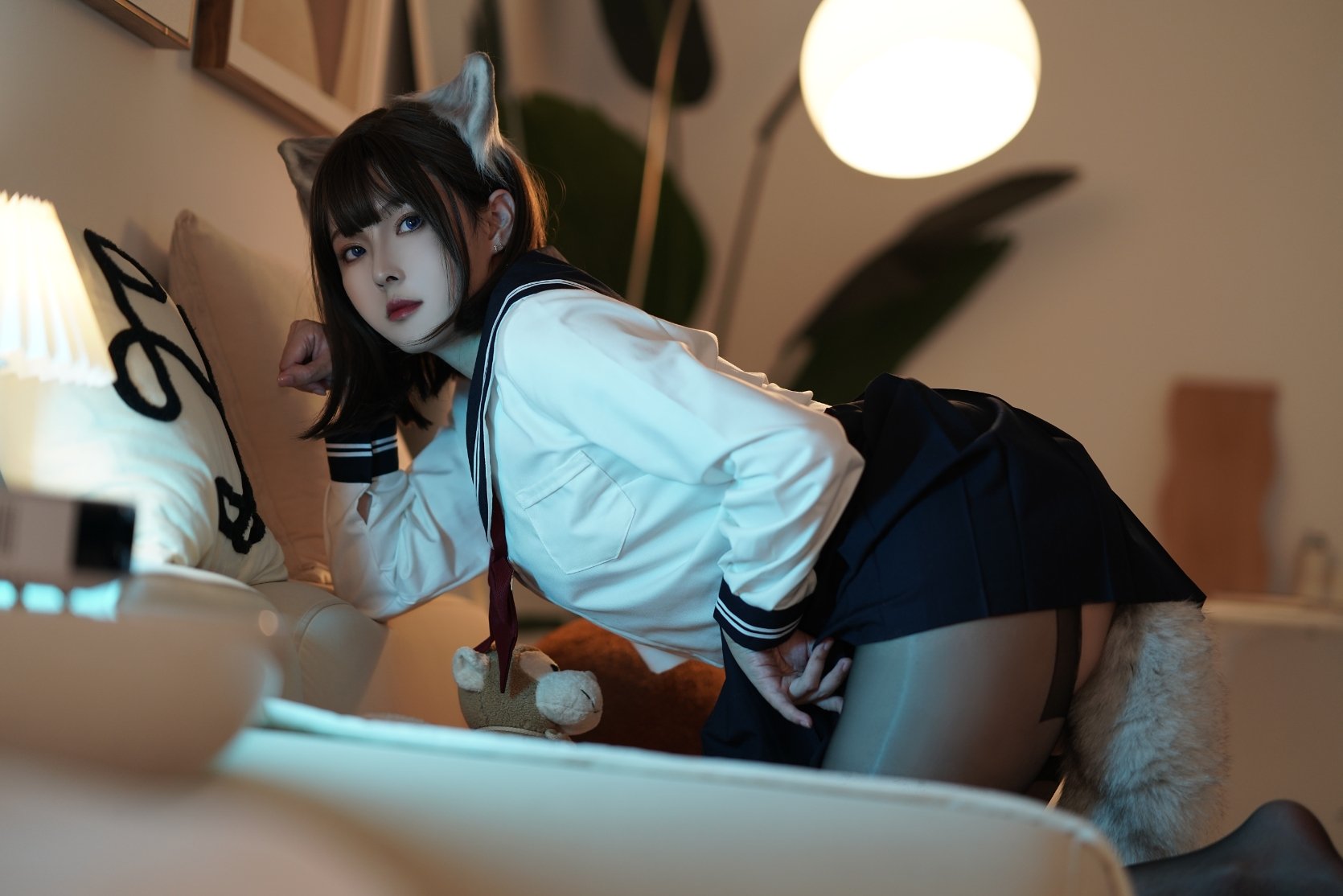 夏夏子 No.02 JK大尾巴貓