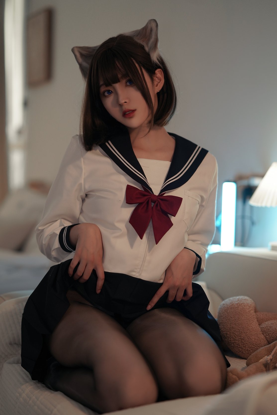 夏夏子 No.02 JK大尾巴貓