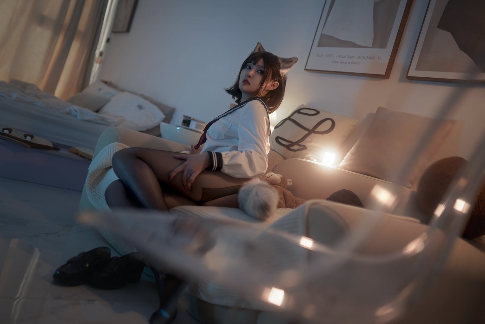 夏夏子 No.02 JK大尾巴貓