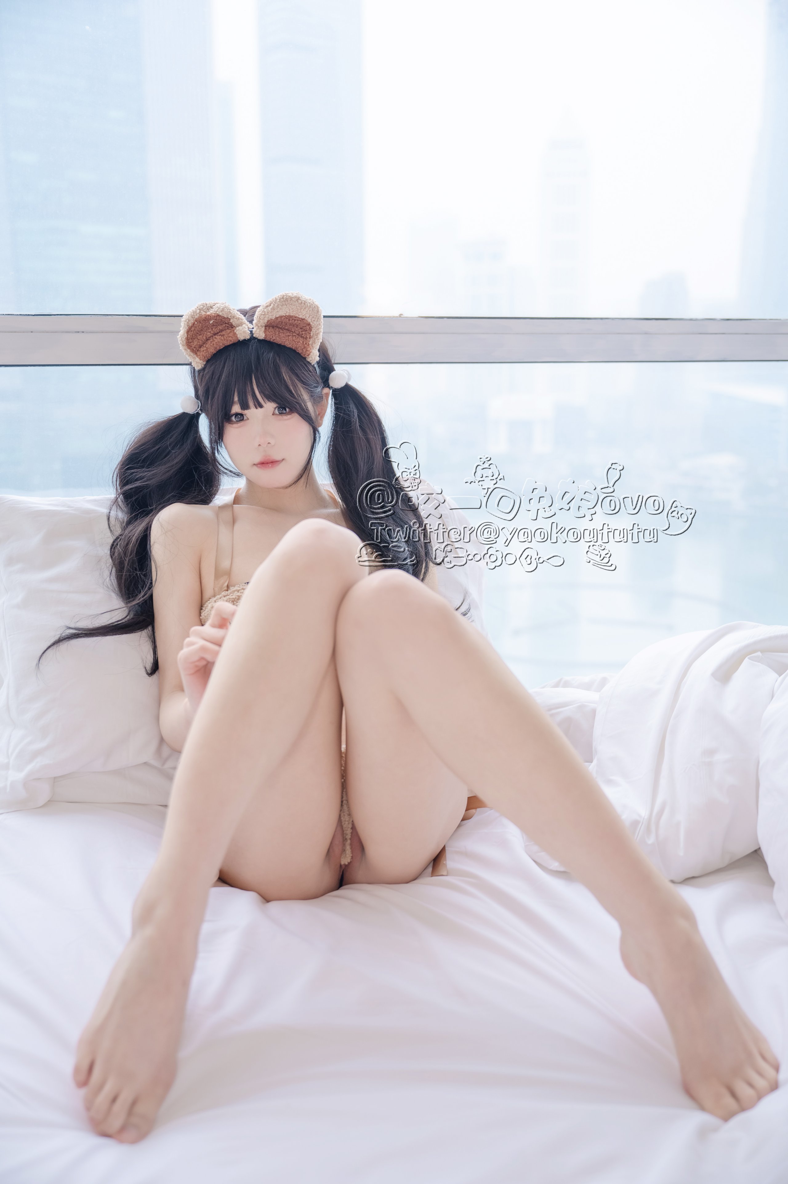 Bite a Bunny Girl] Áo Ngủ Gấu Con