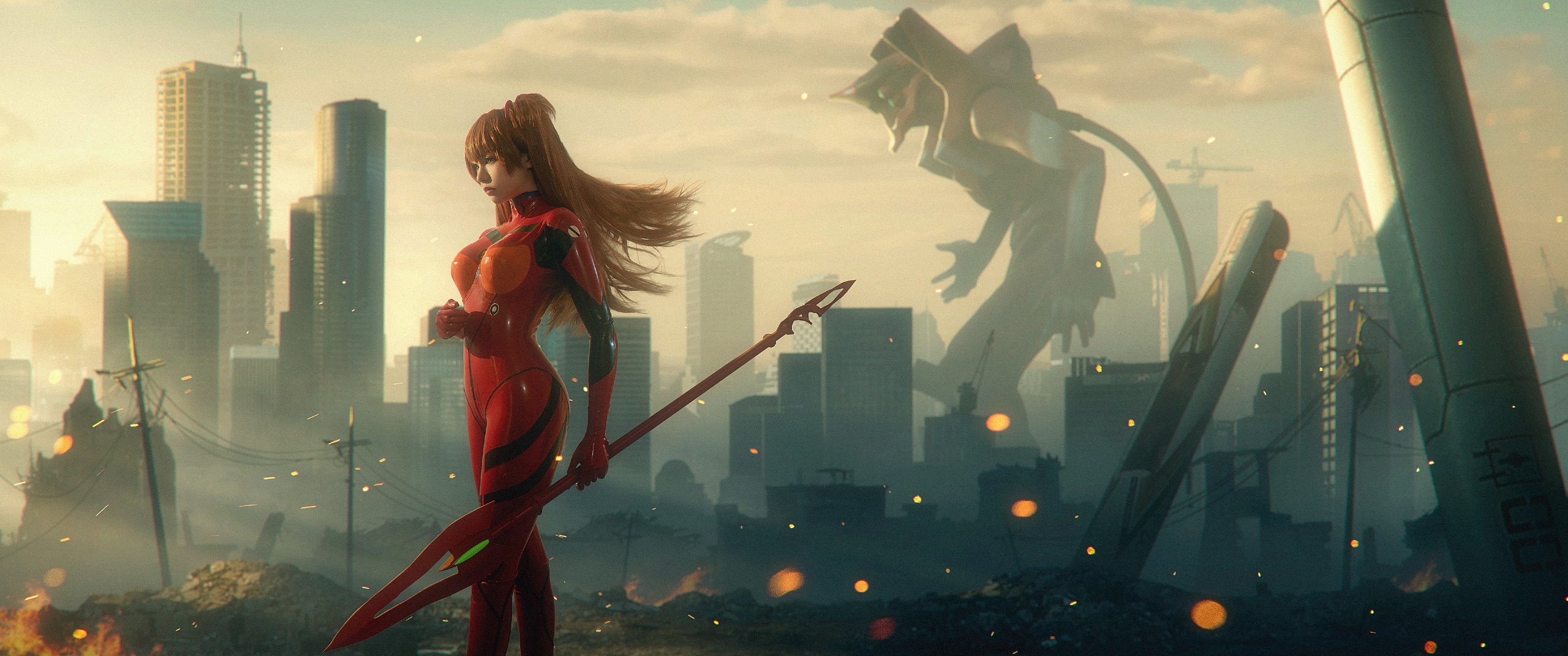 Explosive Machine Girl Meow Xiao Ji - Eva: Human Complementation Plan Asuka