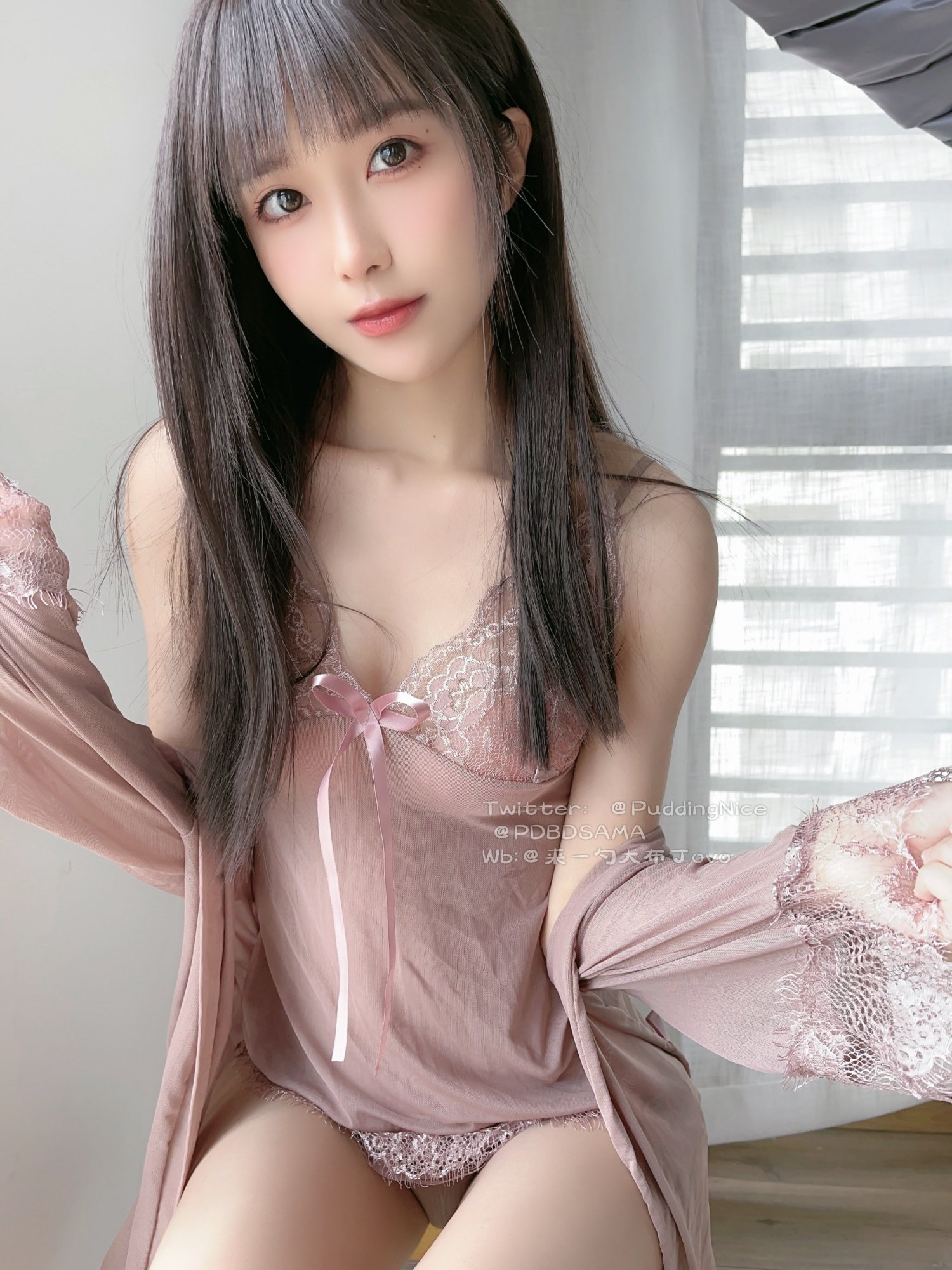 Pudding Pink Bean Paste Adult Cosplay