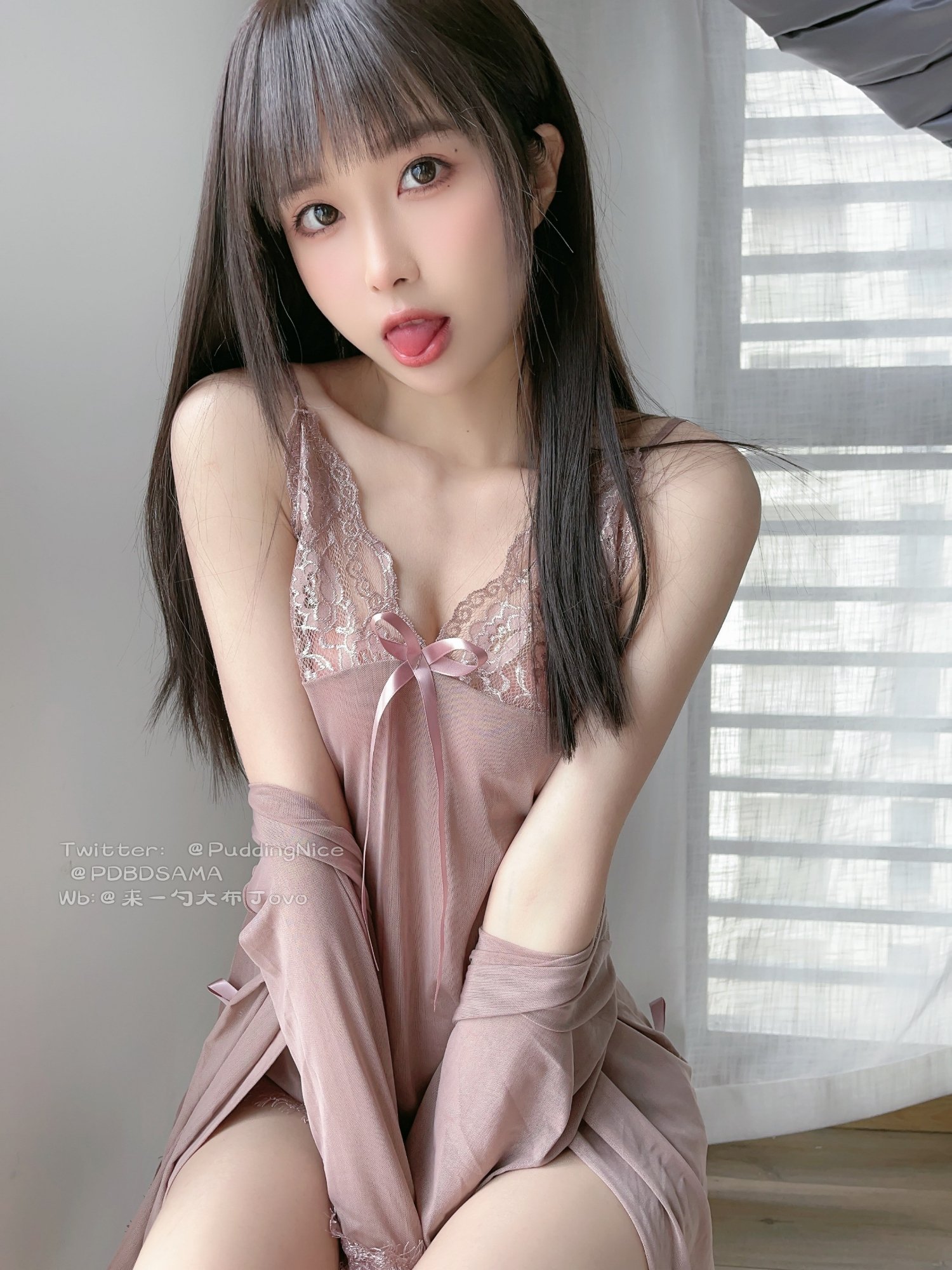 Pudding Pink Bean Paste Adult Cosplay