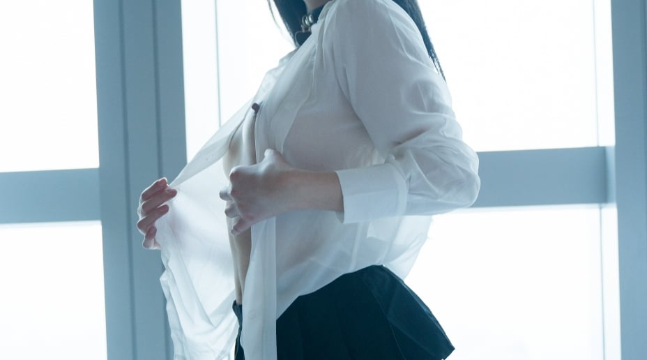A Zhu '애널 플러그 캣걸' 코스프레 화보