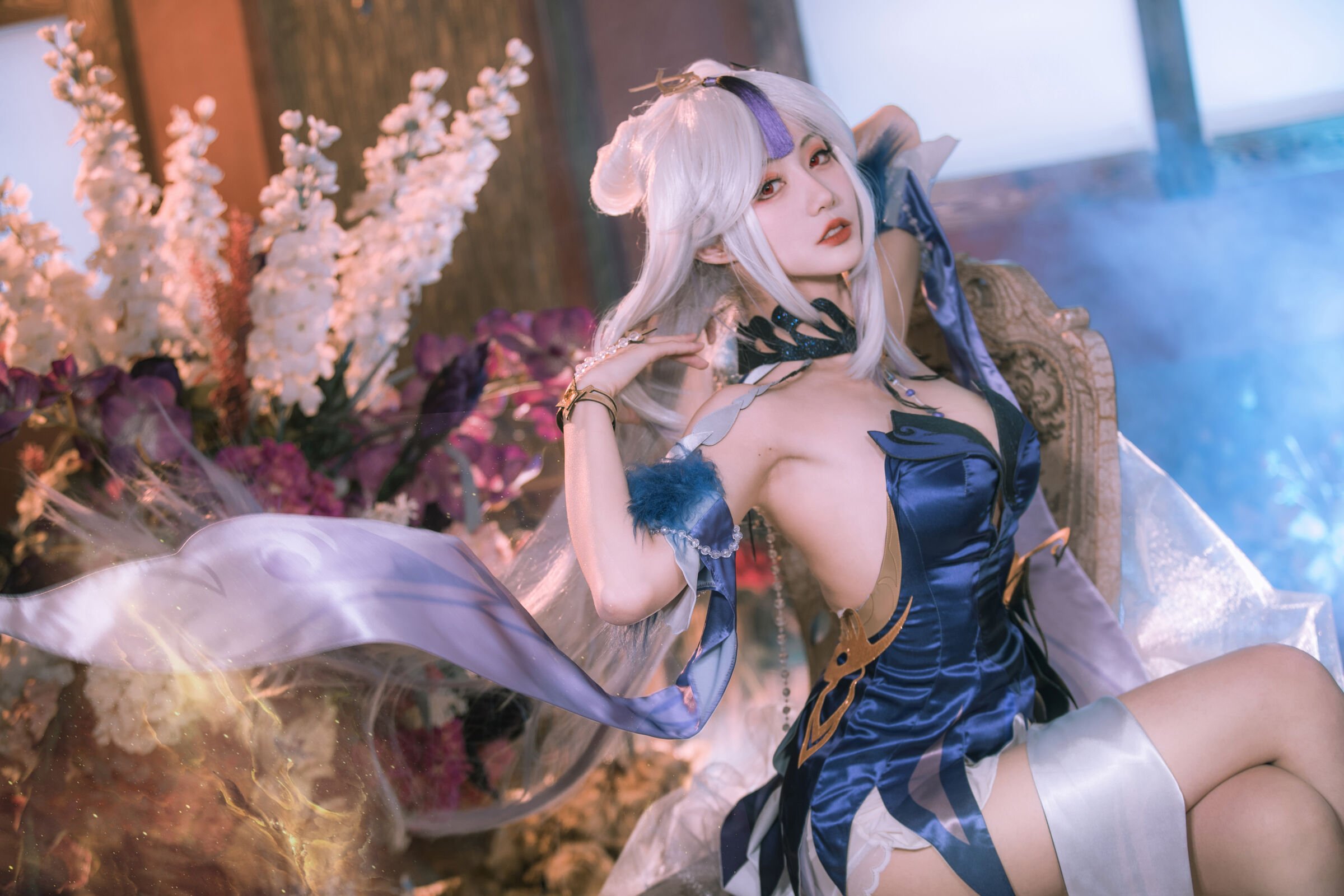 KisaragiAsh 如月灰 - Ningguang Orchid's Evening Gown