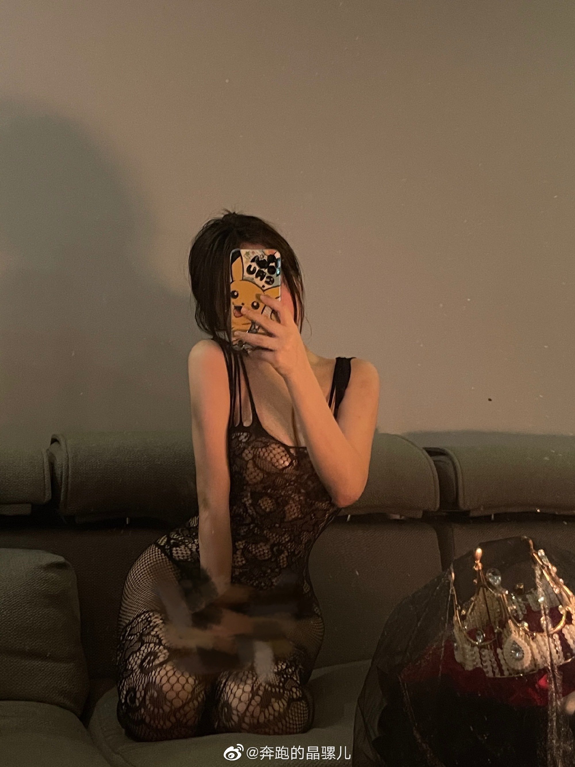 ภาพวิ่งของจิงลั่วเอ๋อในเว่ยป๋อแบบผสม