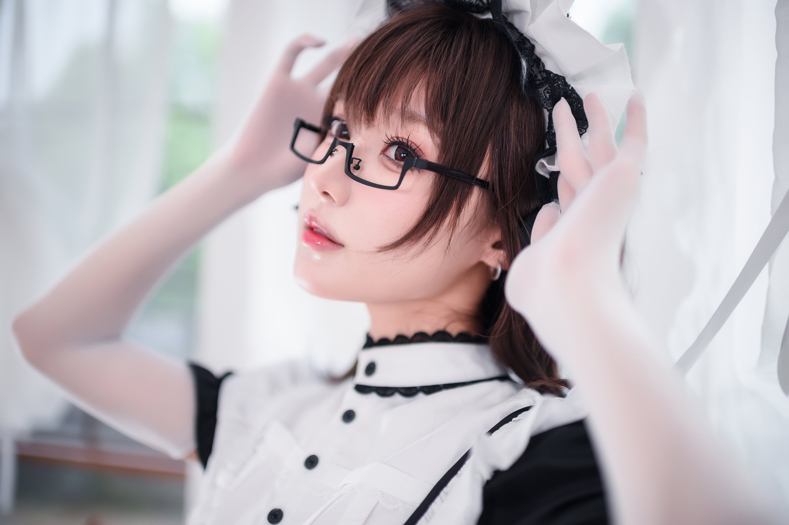 アバオも兎娘 - 伝統的な長いスカートのメイド