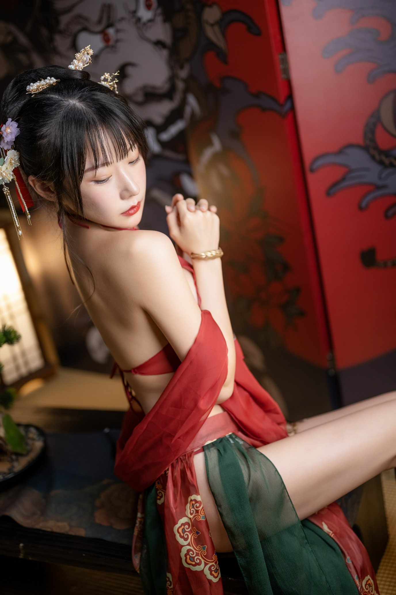 Hương Thảo Miêu Lộ Lộ NO.033 2022 Tết Nguyên Đán Hình Chúc Mừng