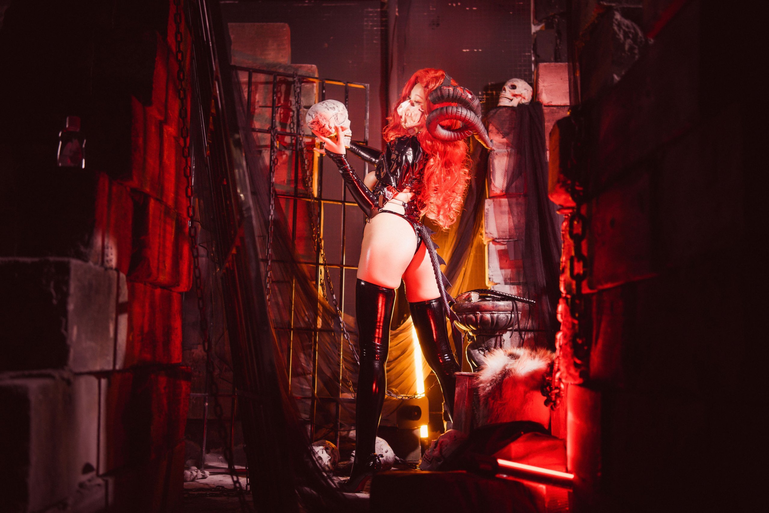 Moe-style Miss Honey Juice Cat Fur - Skeleton