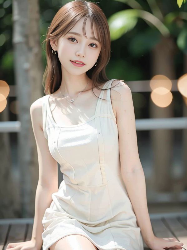 야외 백스커트 AI 미녀