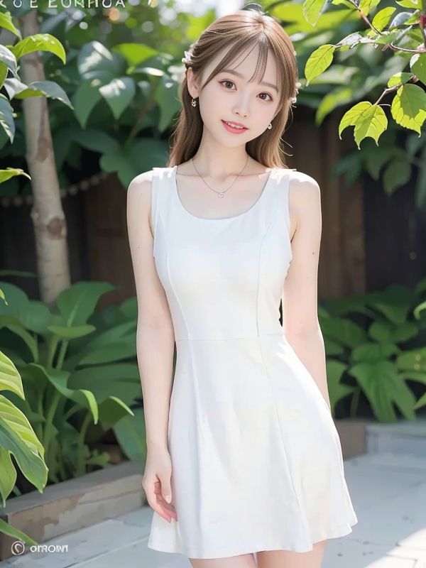 야외 백스커트 AI 미녀