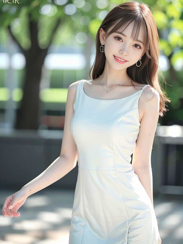 야외 백스커트 AI 미녀