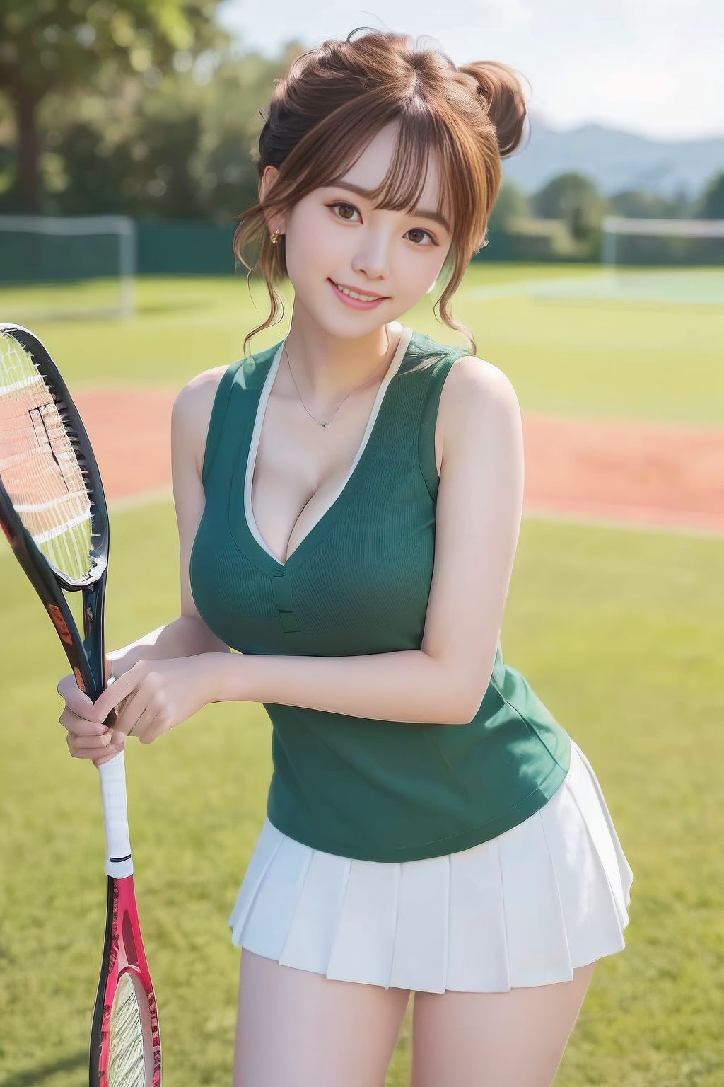 韓系AI網球少女