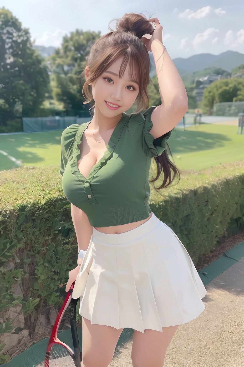 韓系AI網球少女