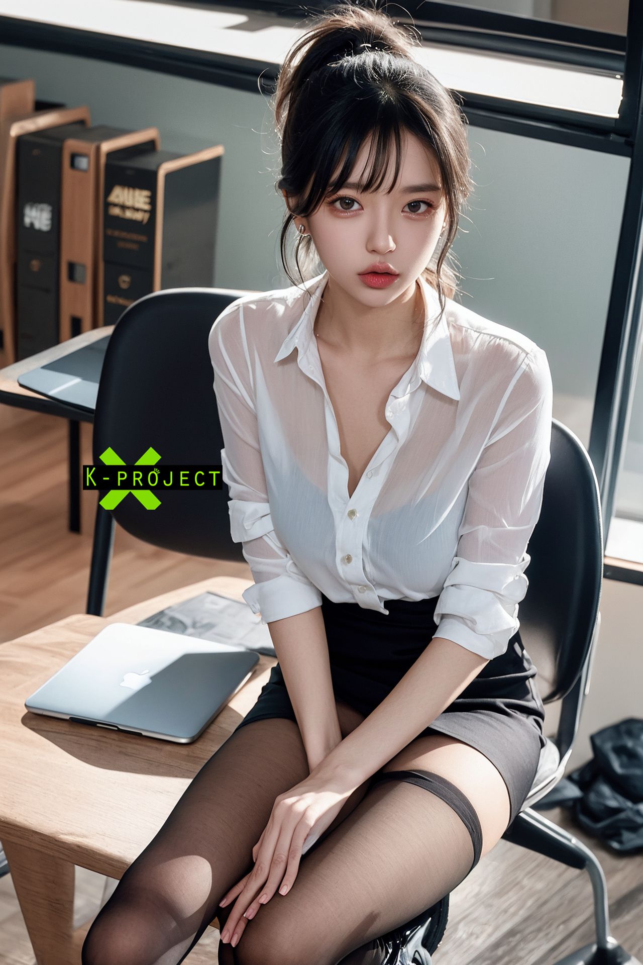 After-work company's beautiful female employees
