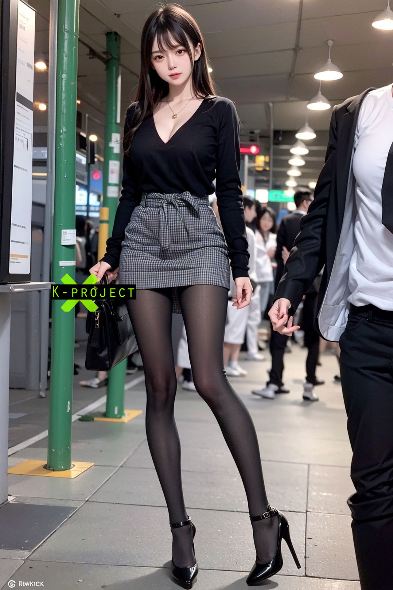 After-work company's beautiful female employees
