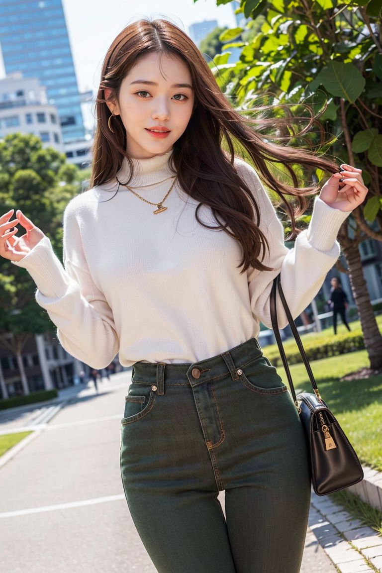 变装轻熟御姐街拍美图