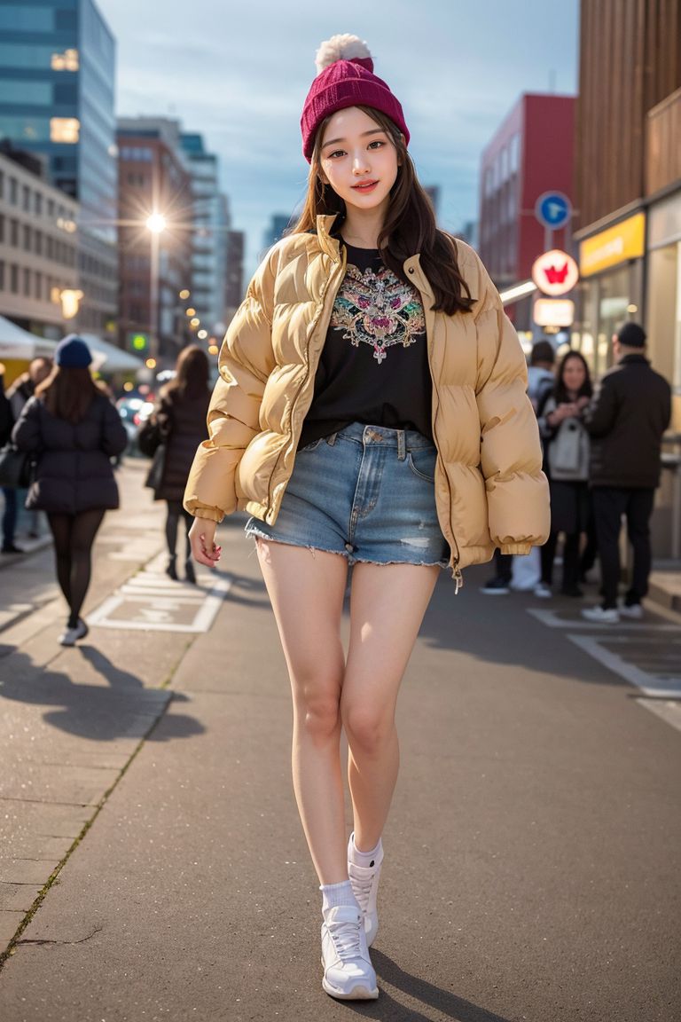 变装轻熟御姐街拍美图