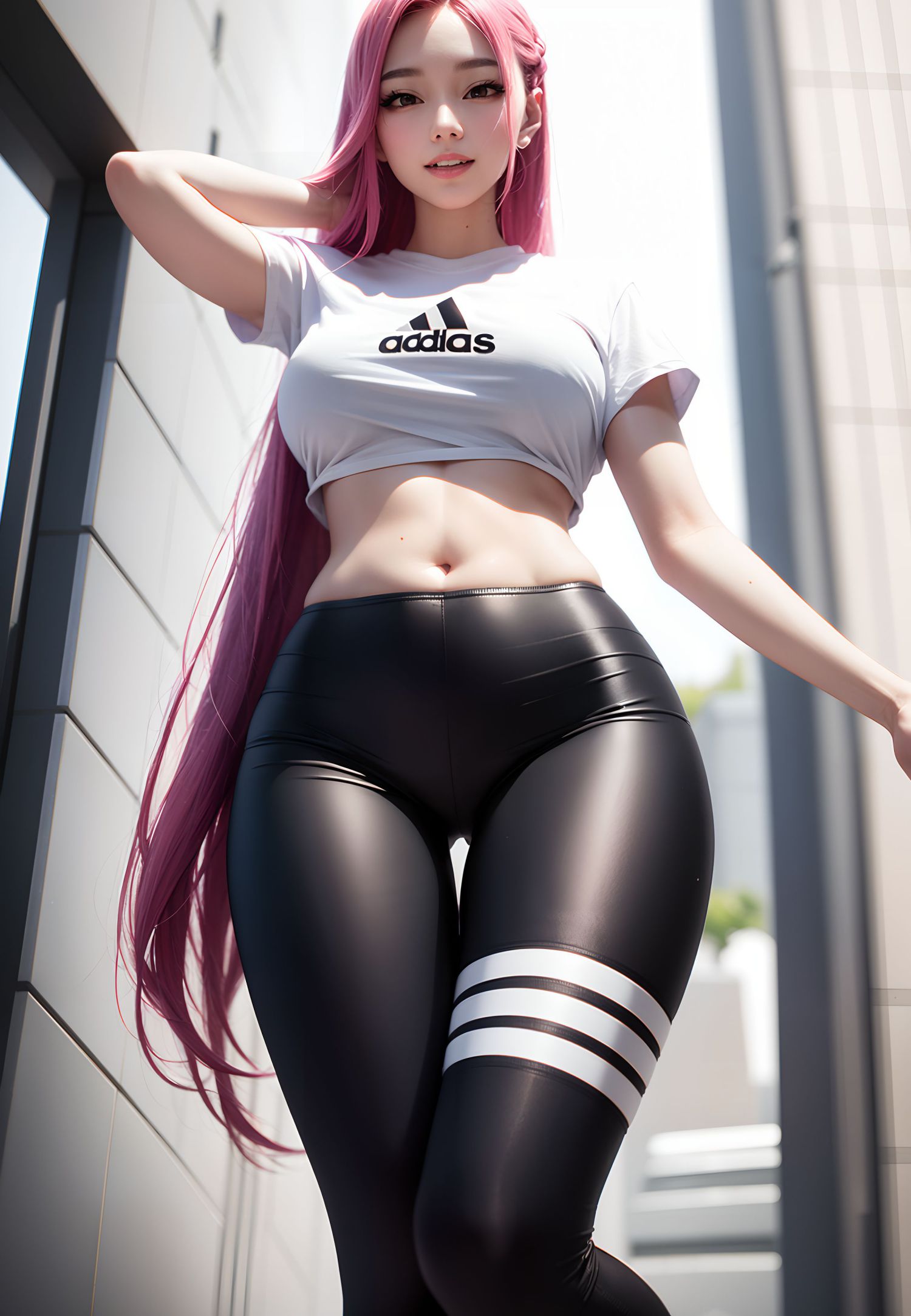 天気が本当にいい、少女の服がもっと良い。